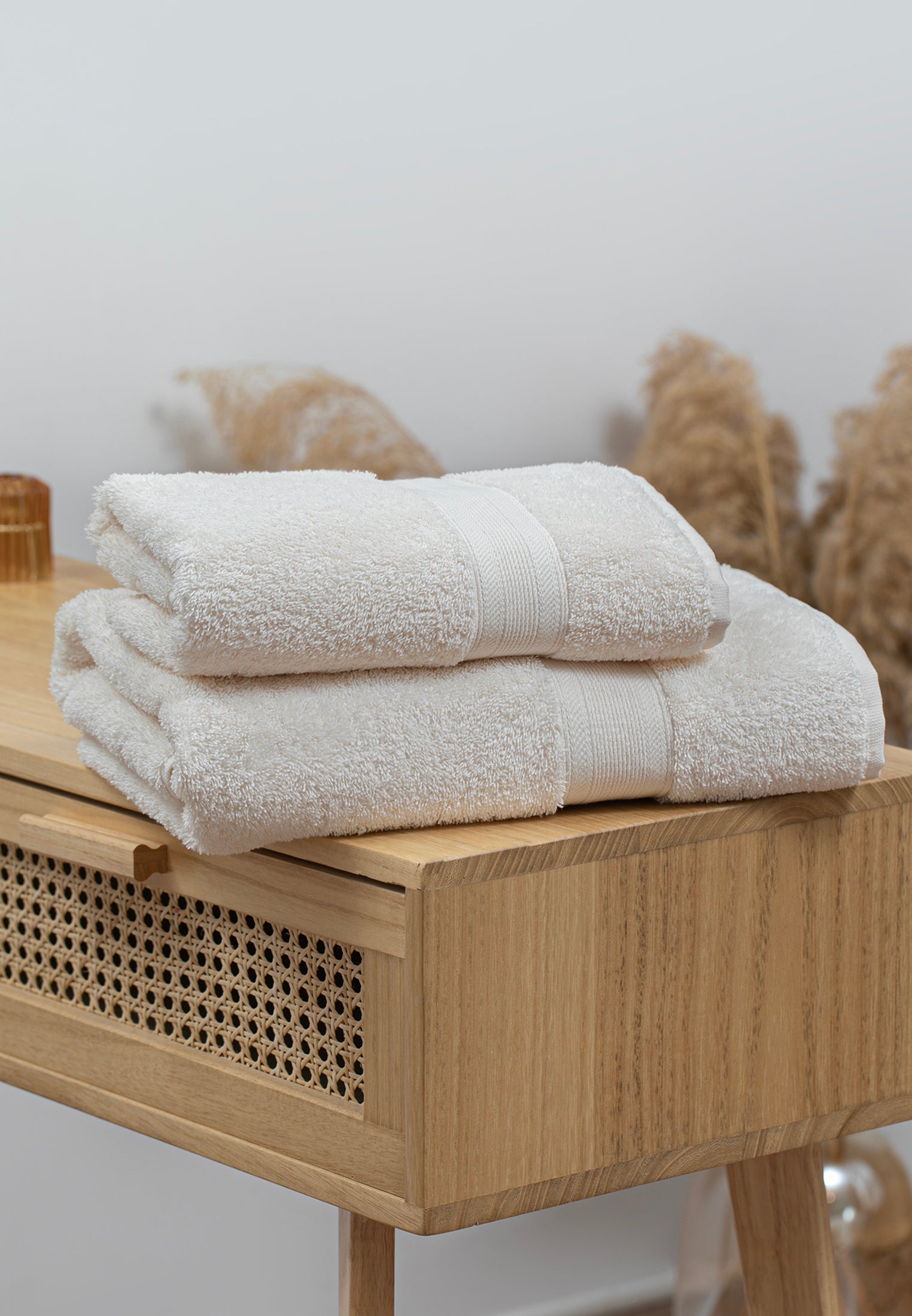 Serviette haut de gamme - polyvalente, durable, absorbante et à séchage rapide - 100 % coton (70 x 140 cm)