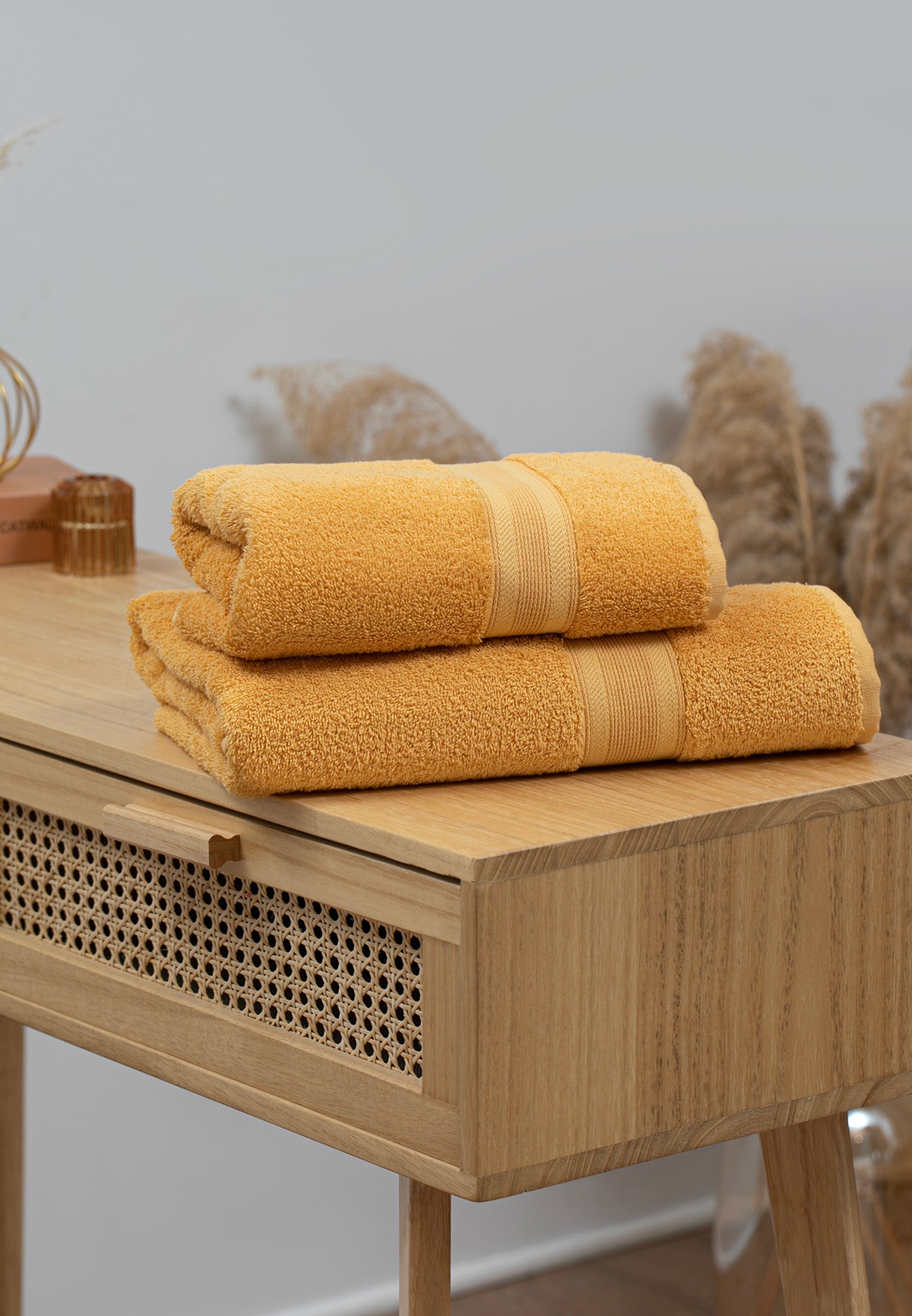 Serviette haut de gamme - polyvalente, durable, absorbante et à séchage rapide - 100 % coton (70 x 140 cm)