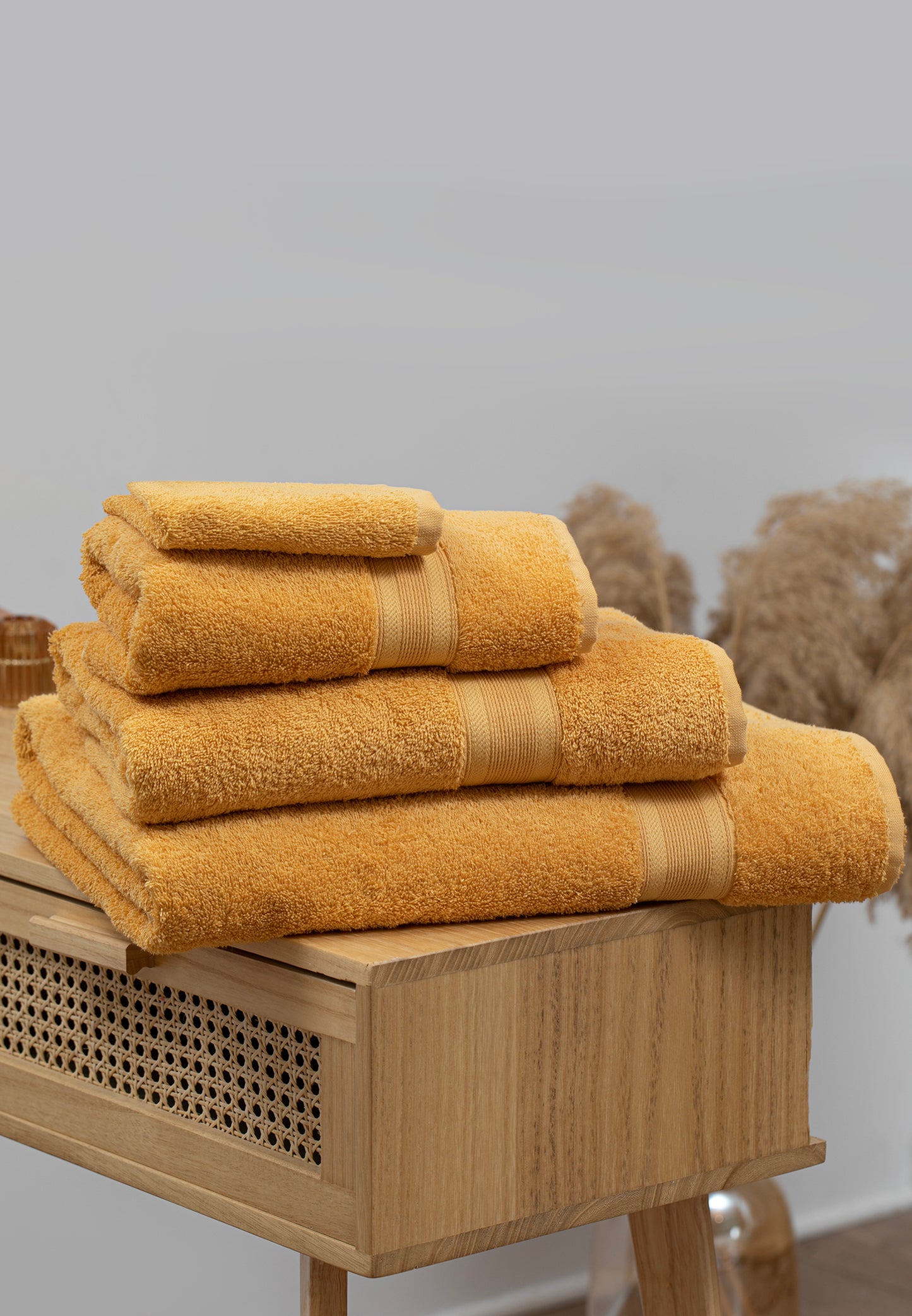 Serviette haut de gamme - polyvalente, durable, absorbante et à séchage rapide - 100 % coton (70 x 140 cm)