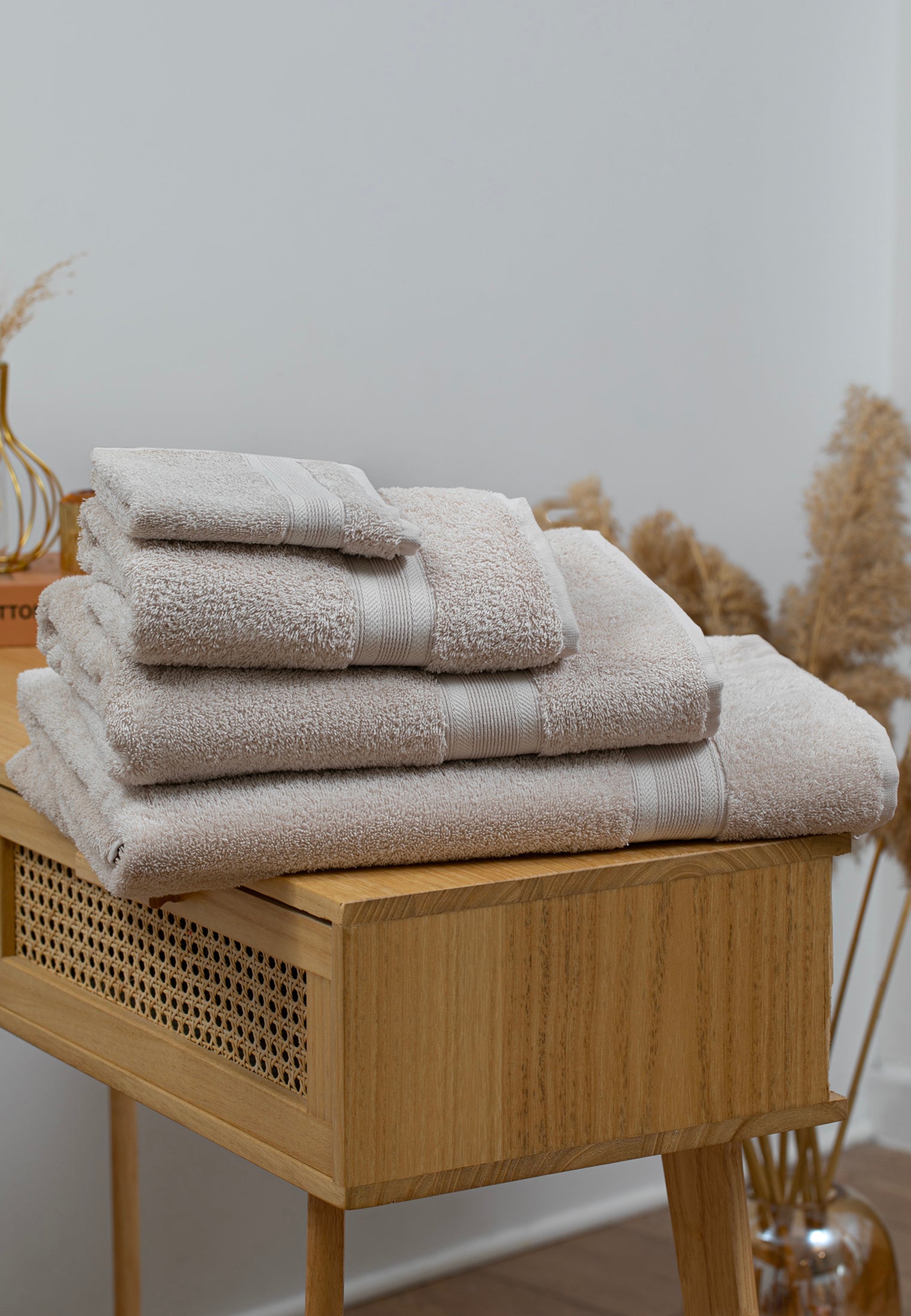 Serviette haut de gamme - polyvalente, durable, absorbante et à séchage rapide - 100 % coton (70 x 140 cm)