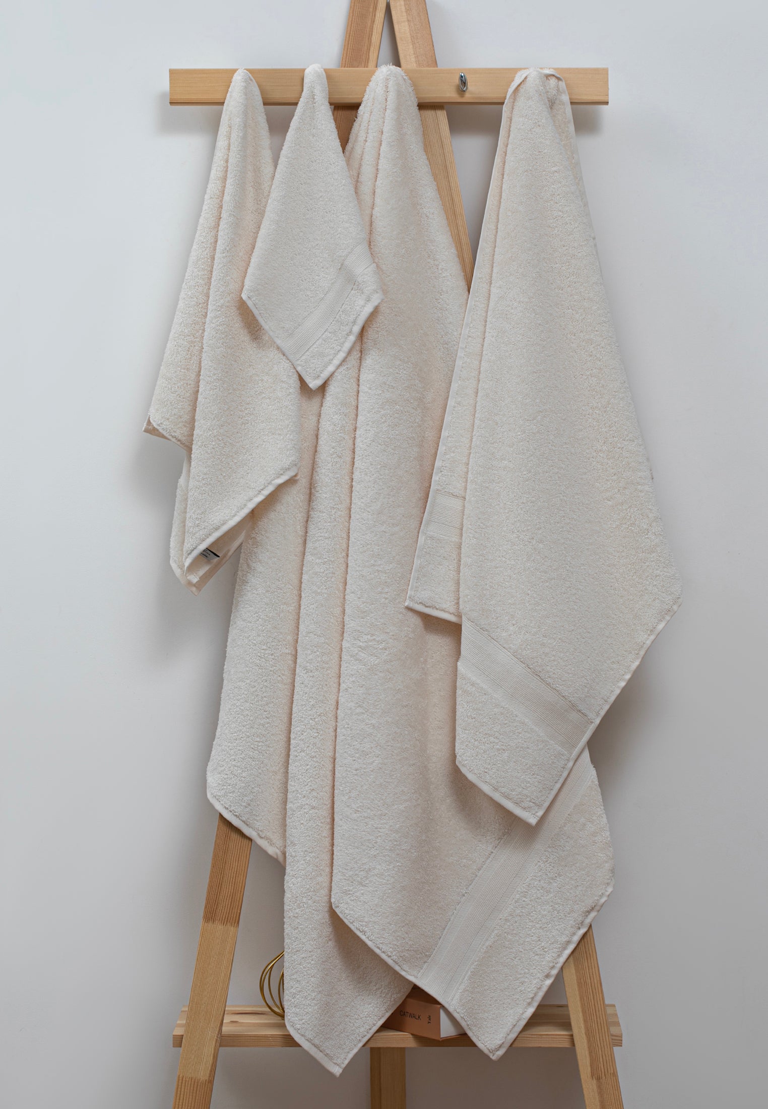 Serviette haut de gamme - polyvalente, durable, absorbante et à séchage rapide - 100 % coton (70 x 140 cm)