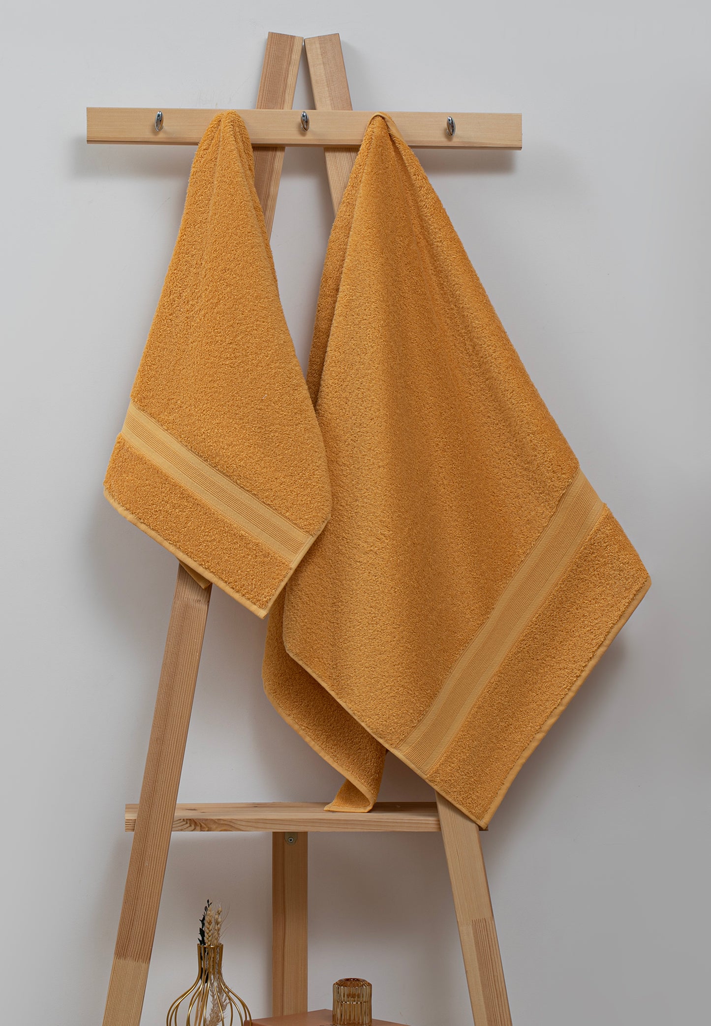 Serviette haut de gamme - polyvalente, durable, absorbante et à séchage rapide - 100 % coton (70 x 140 cm)