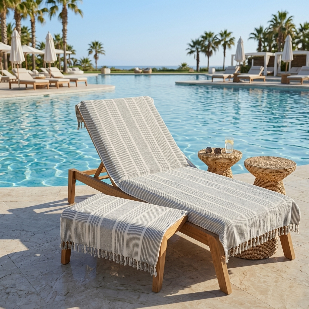 Gestreiftes Musselin-Hamamtuch | OEKO-TEX® zertifiziert