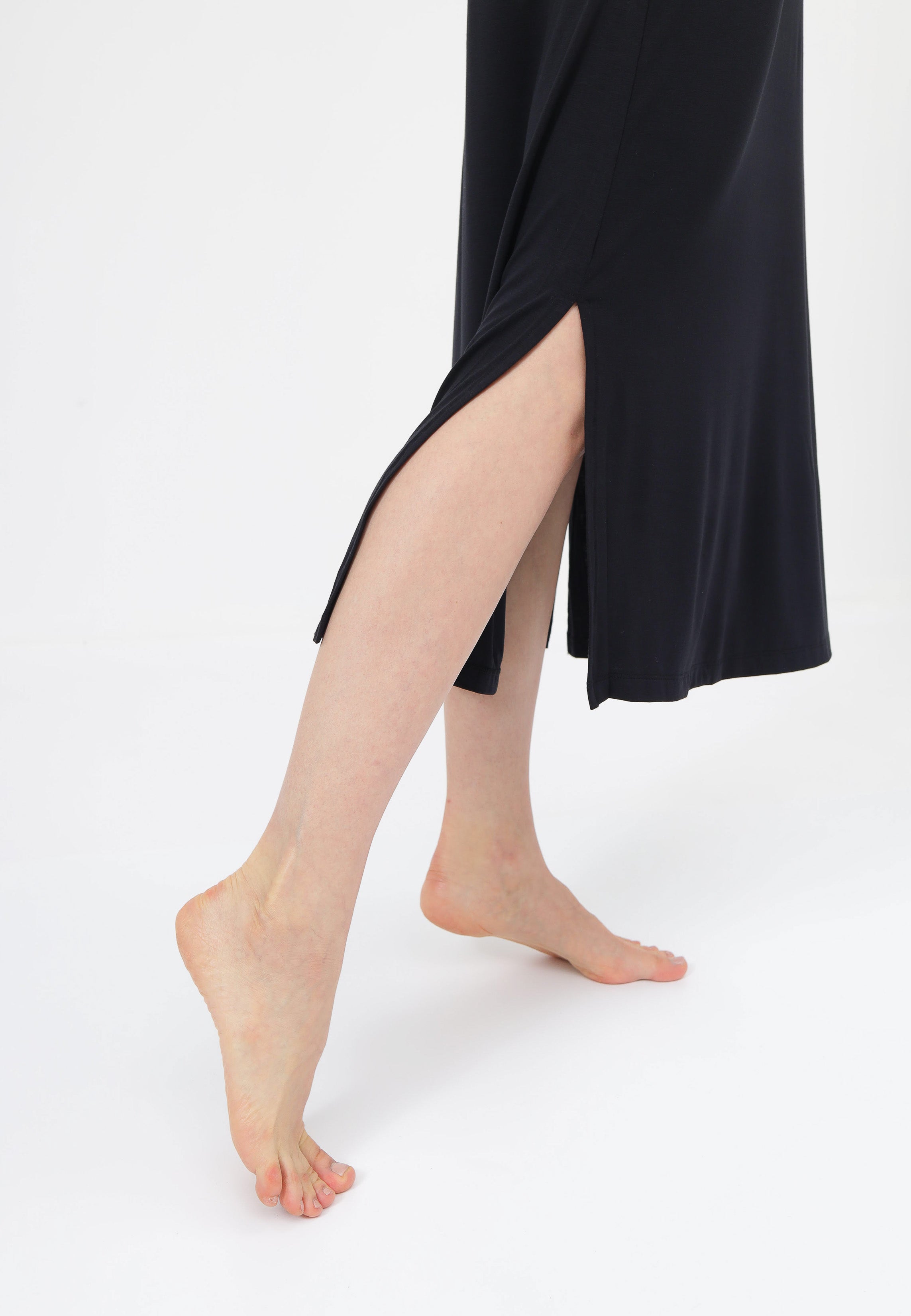 Damen Nachthemd Lang aus Bambusviskose