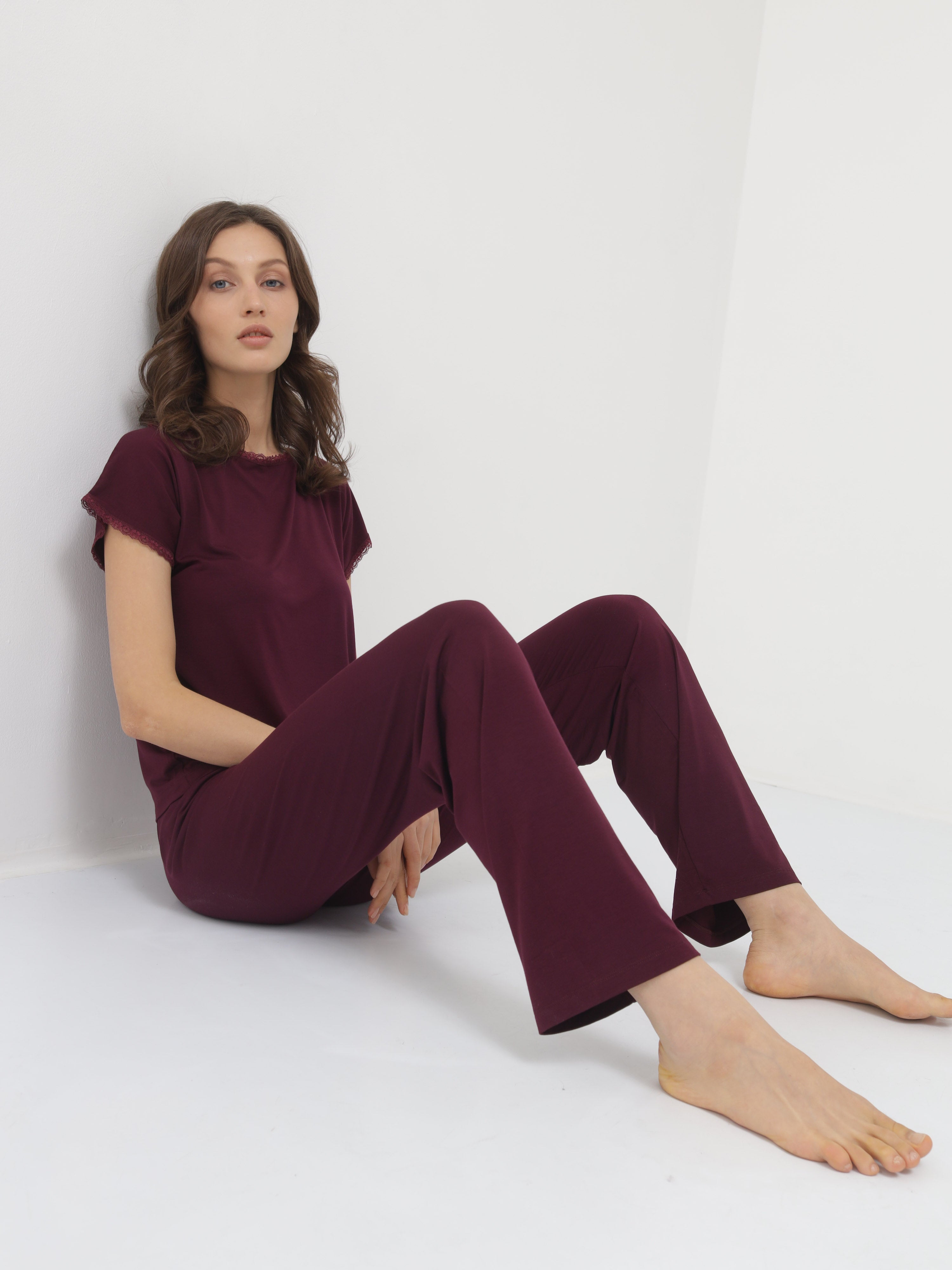 Damen Pyjama Set aus Bambusviskose