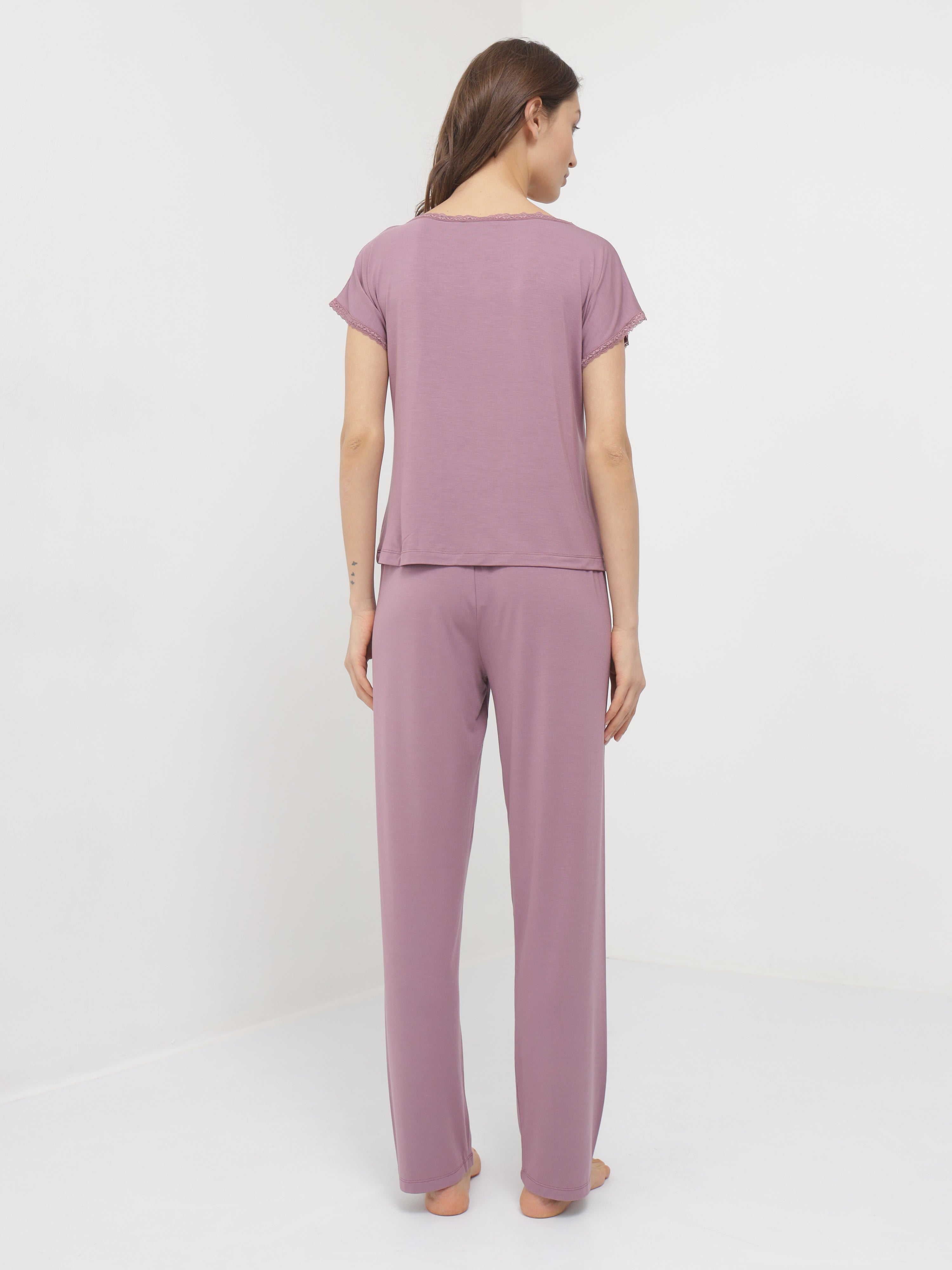 Damen Pyjama Set aus Bambusviskose