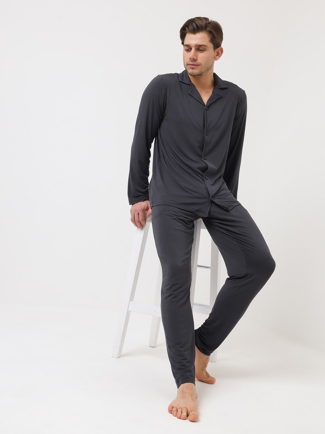 Herren Pyjama Set aus Bambusviskose