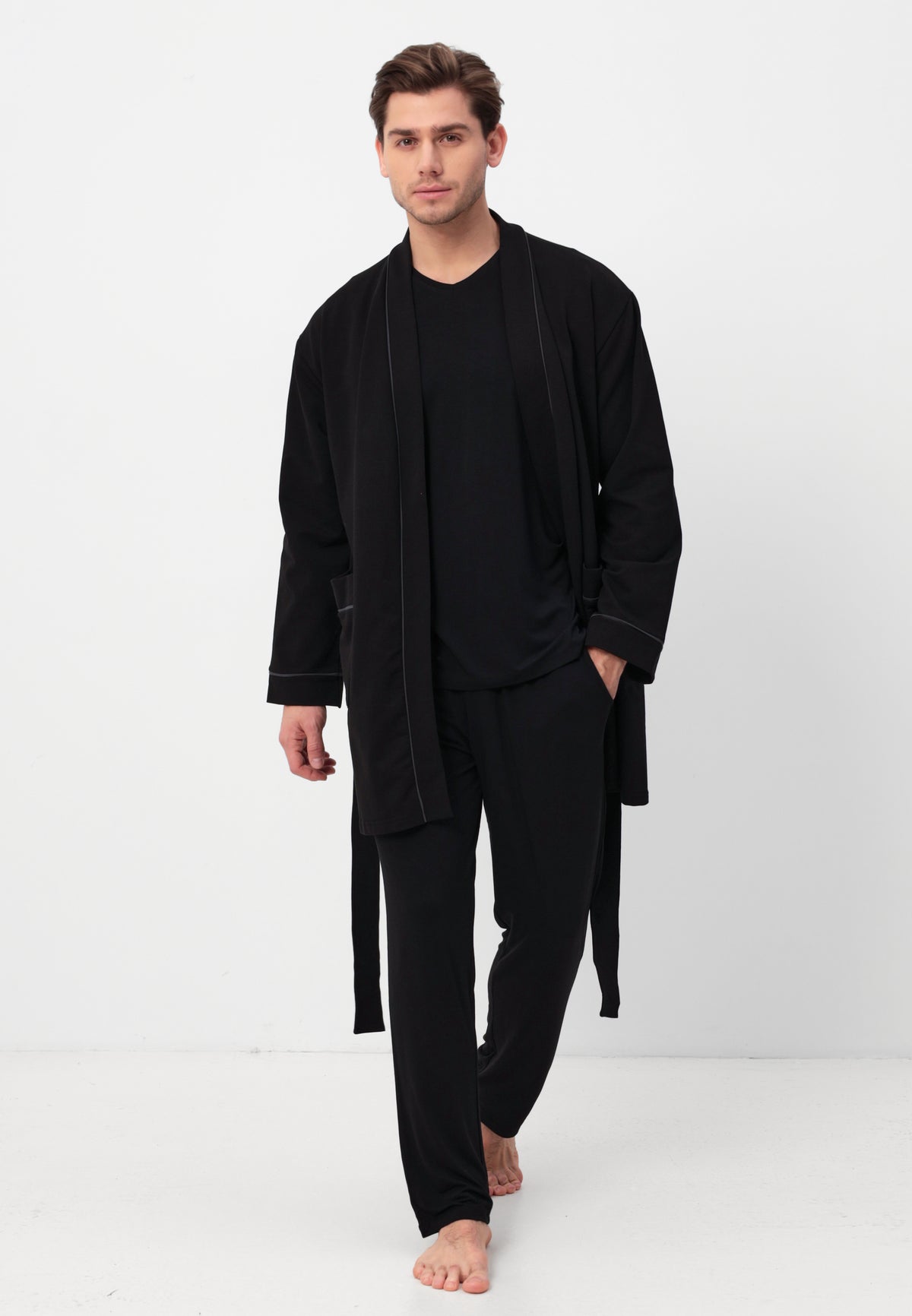 Robe de chambre pour hommes en 100% coton de haute qualité