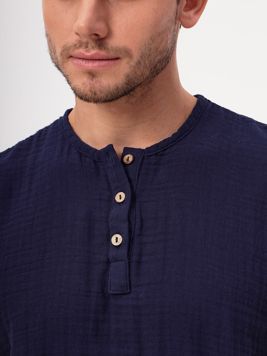 Herren Sommer und Freizeit Mode T-Shirt aus lässige Musselin