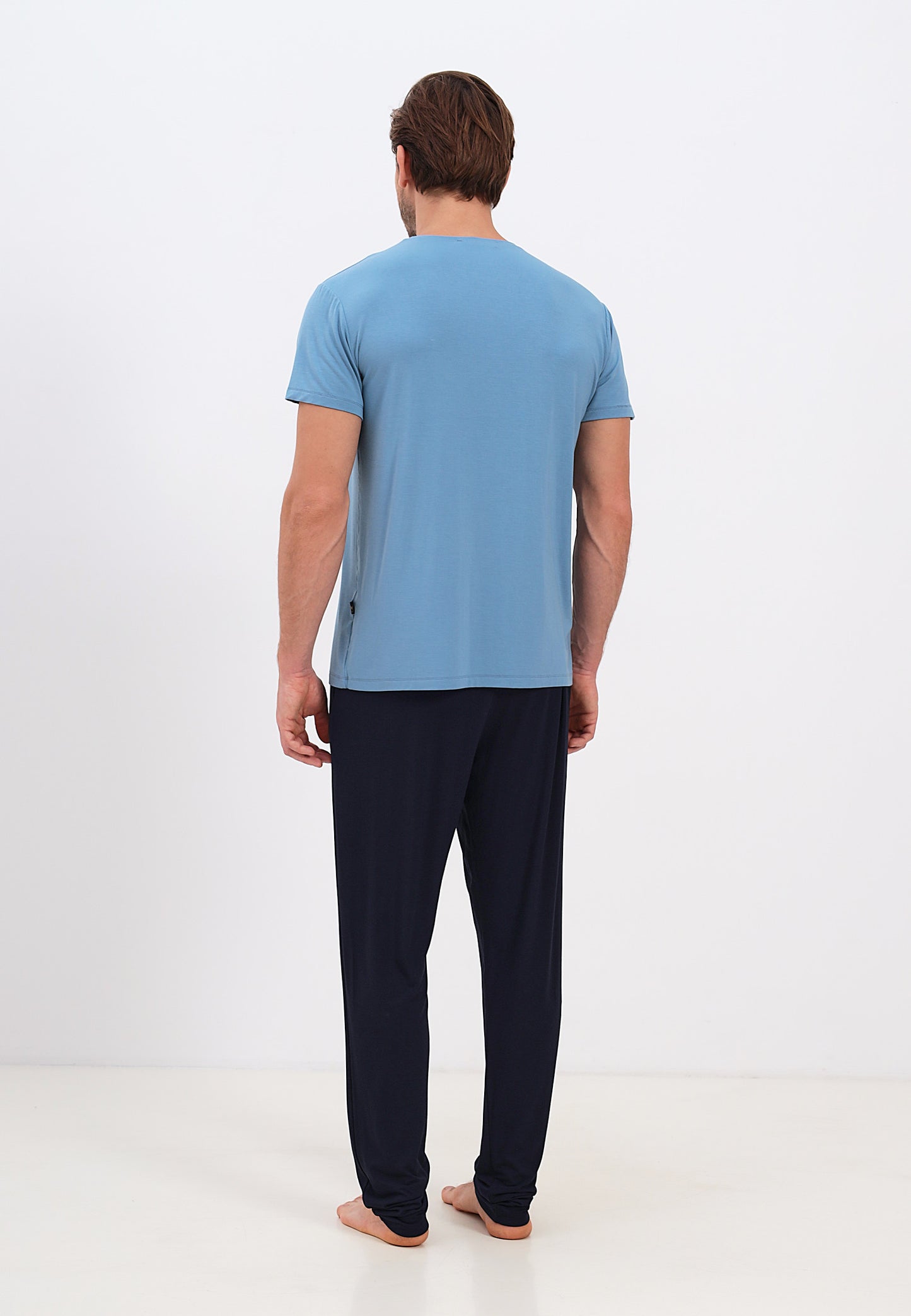 Pyjama pour jeunes/adolescents avec pantalon long et haut à manches courtes (13-18 ans)
