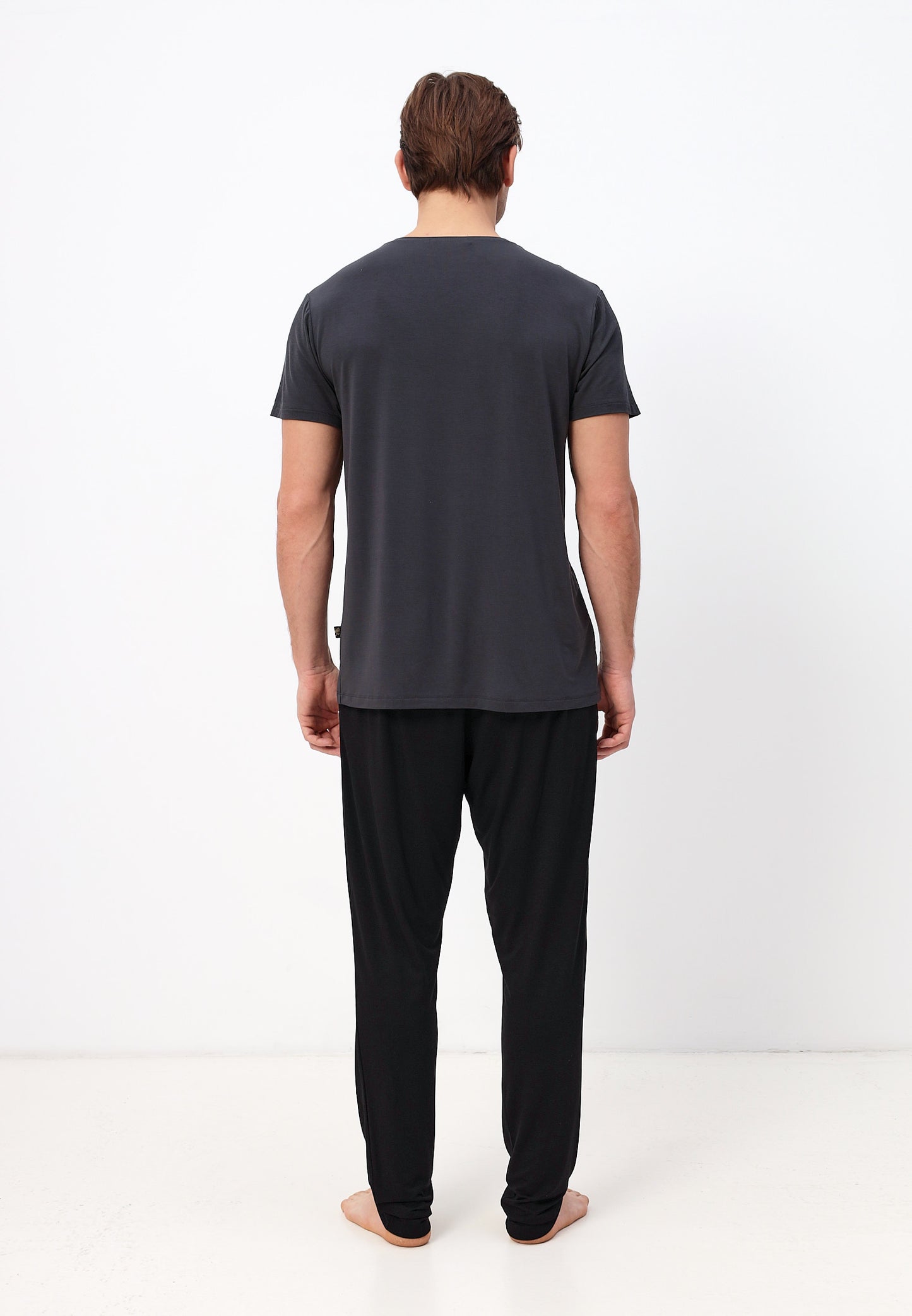 Pyjama pour jeunes/adolescents avec pantalon long et haut à manches courtes (13-18 ans)