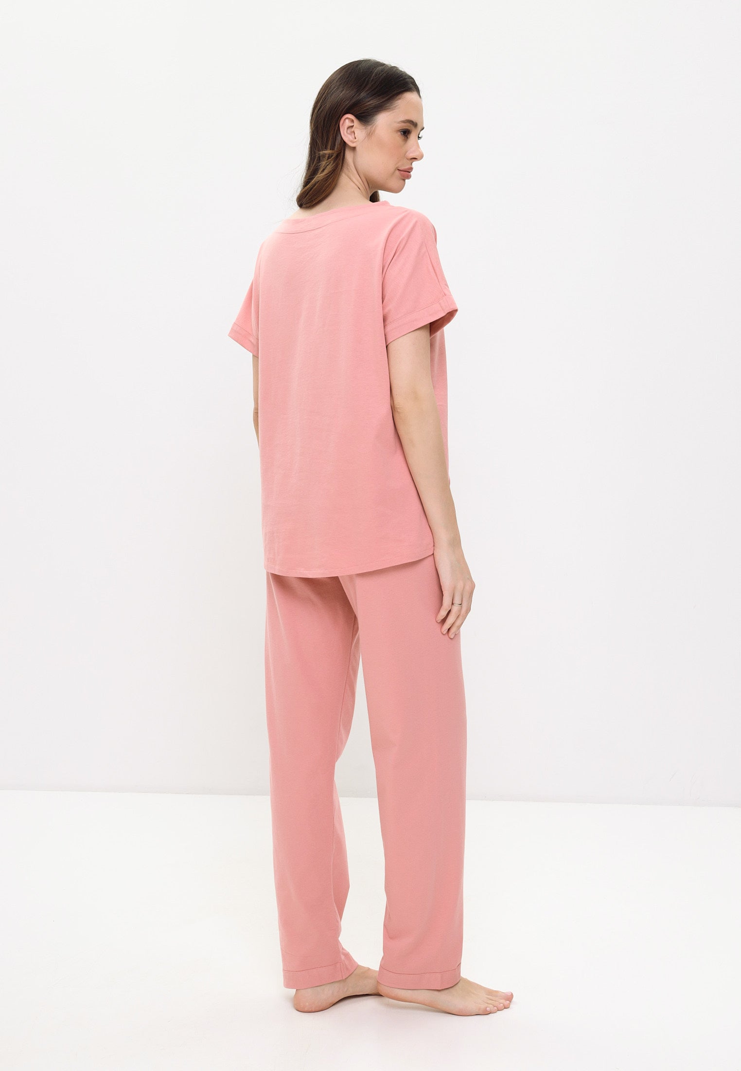 Damen Pyjama Set aus hochwertiger Baumwolle