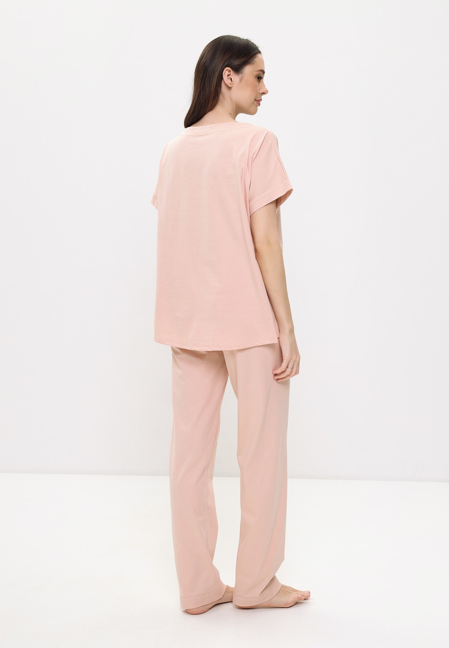 Damen Pyjama Set aus hochwertiger Baumwolle