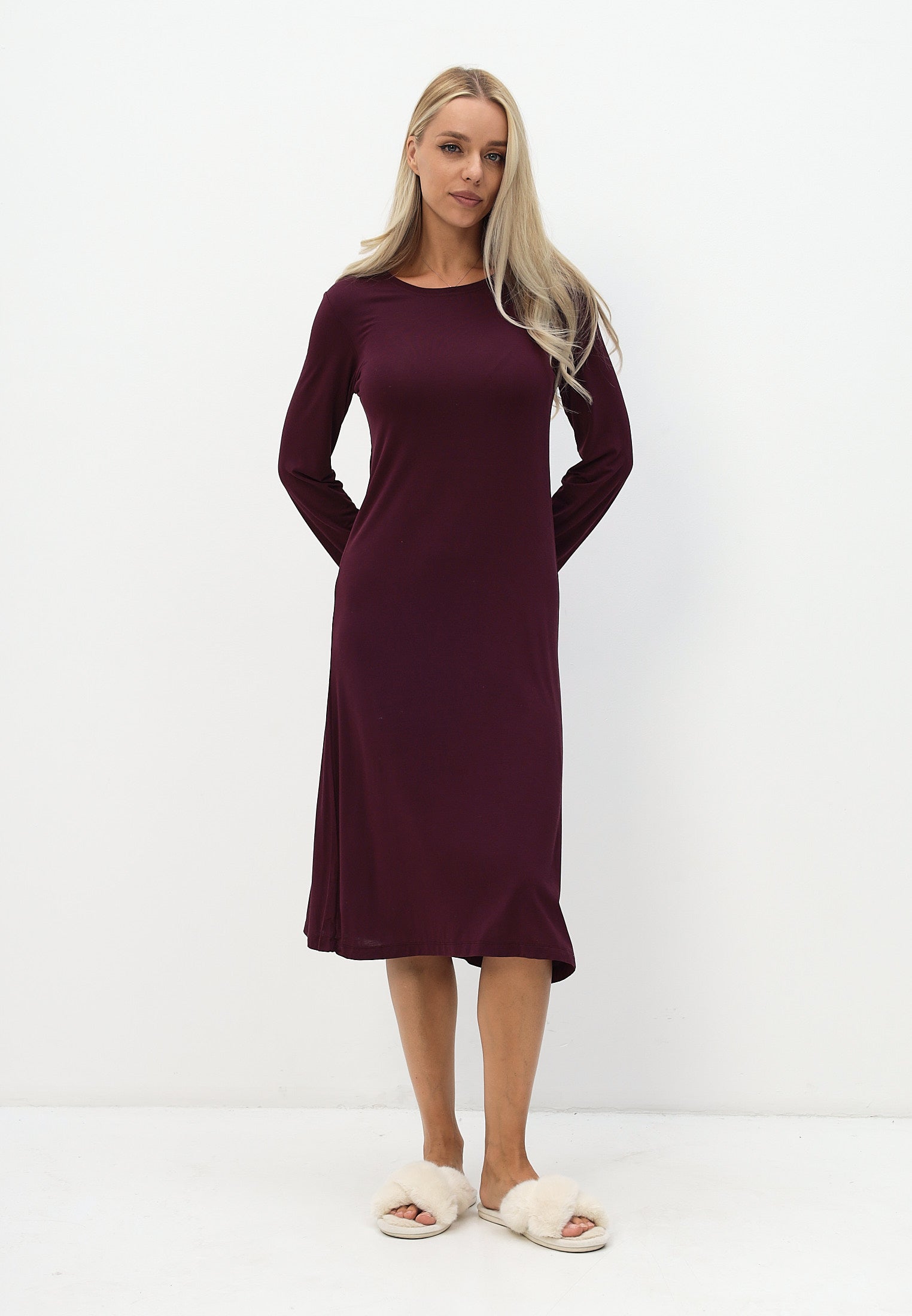 Nachtkleid aus Bambusviskose