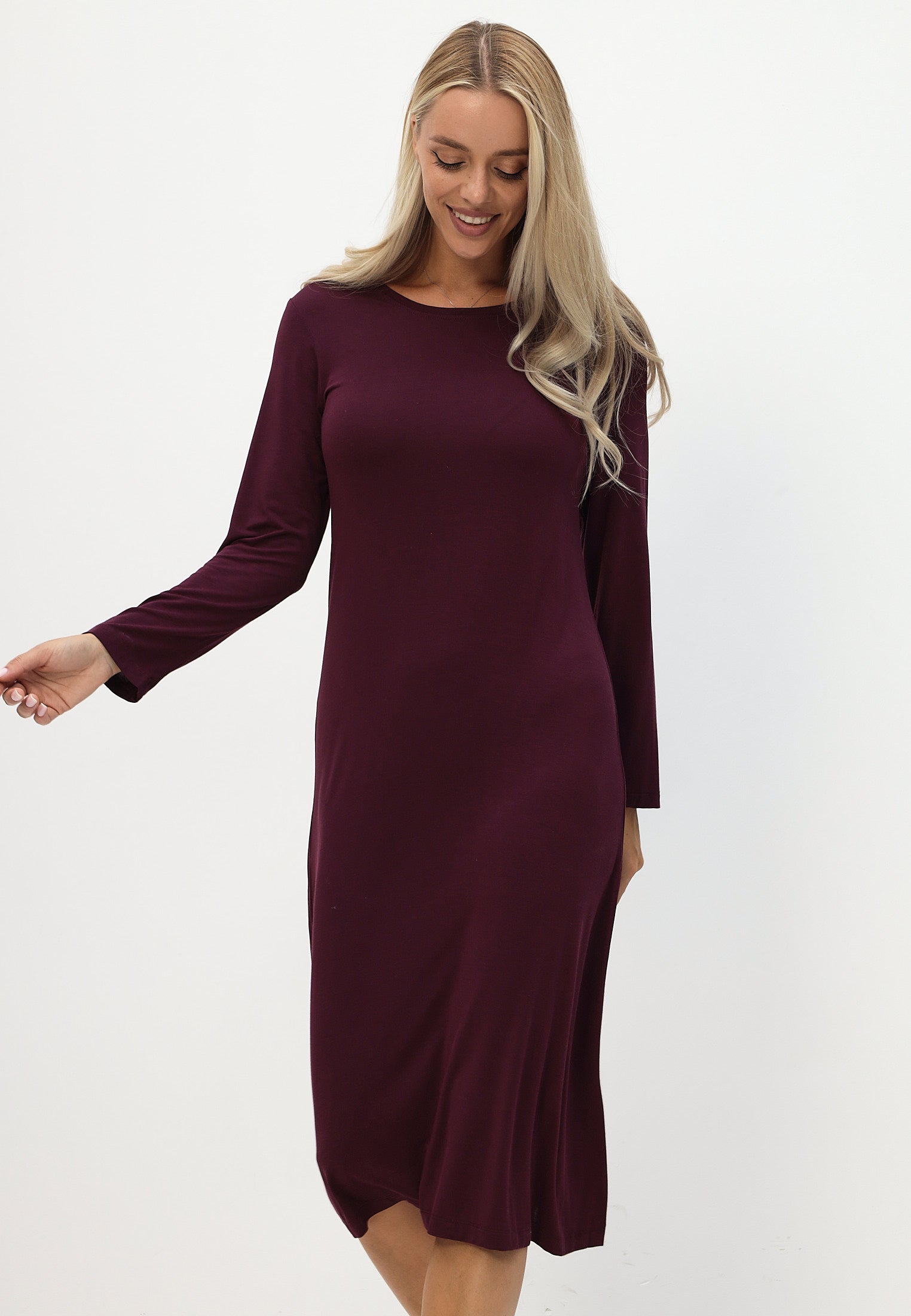 Nachtkleid aus Bambusviskose