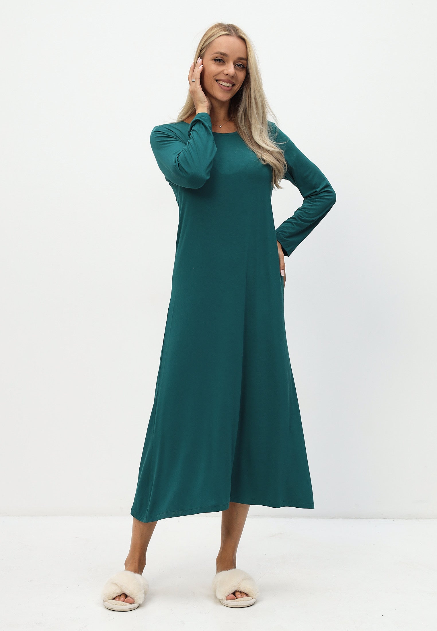 Nachtkleid aus Bambusviskose