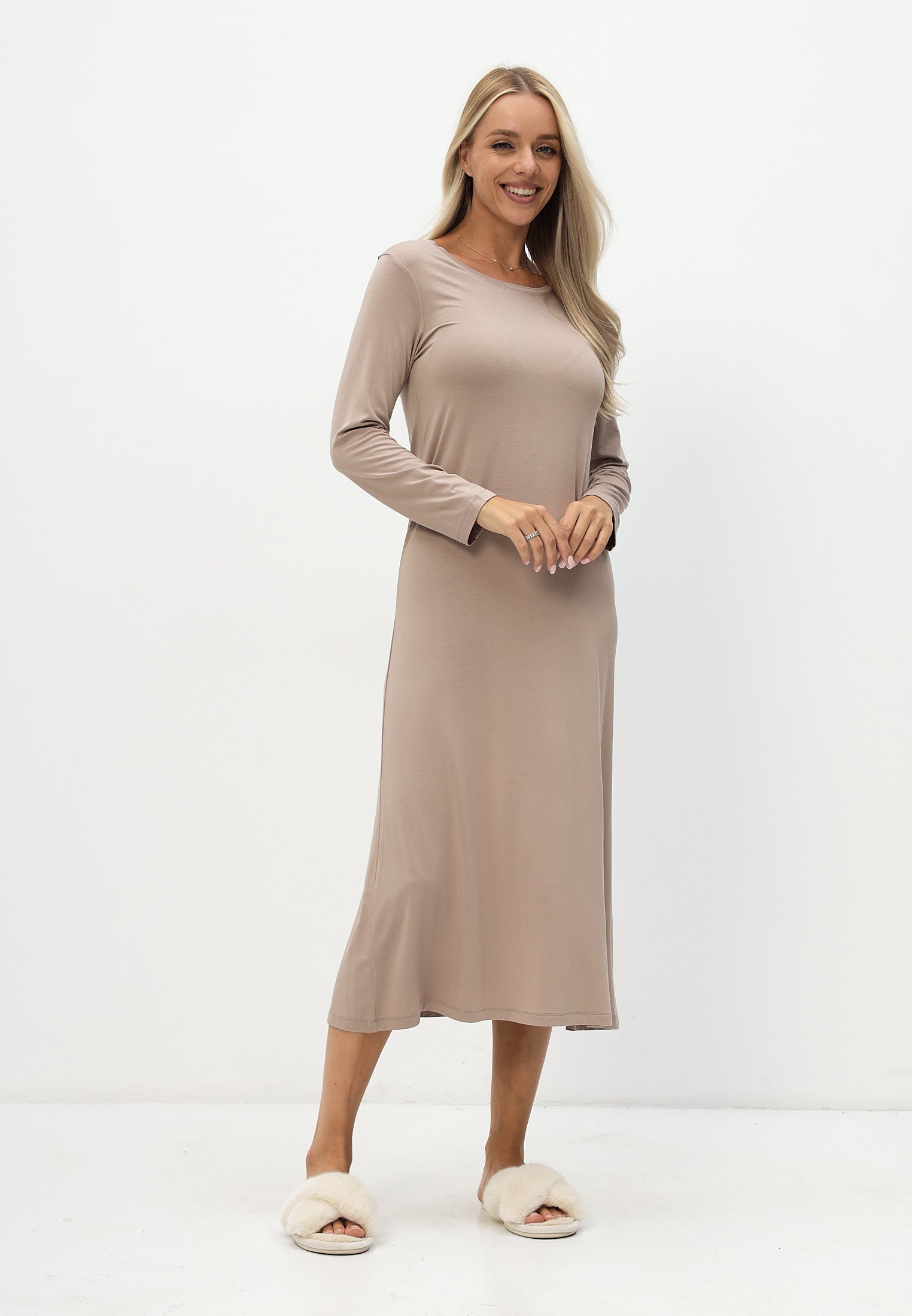 Nachtkleid aus Bambusviskose