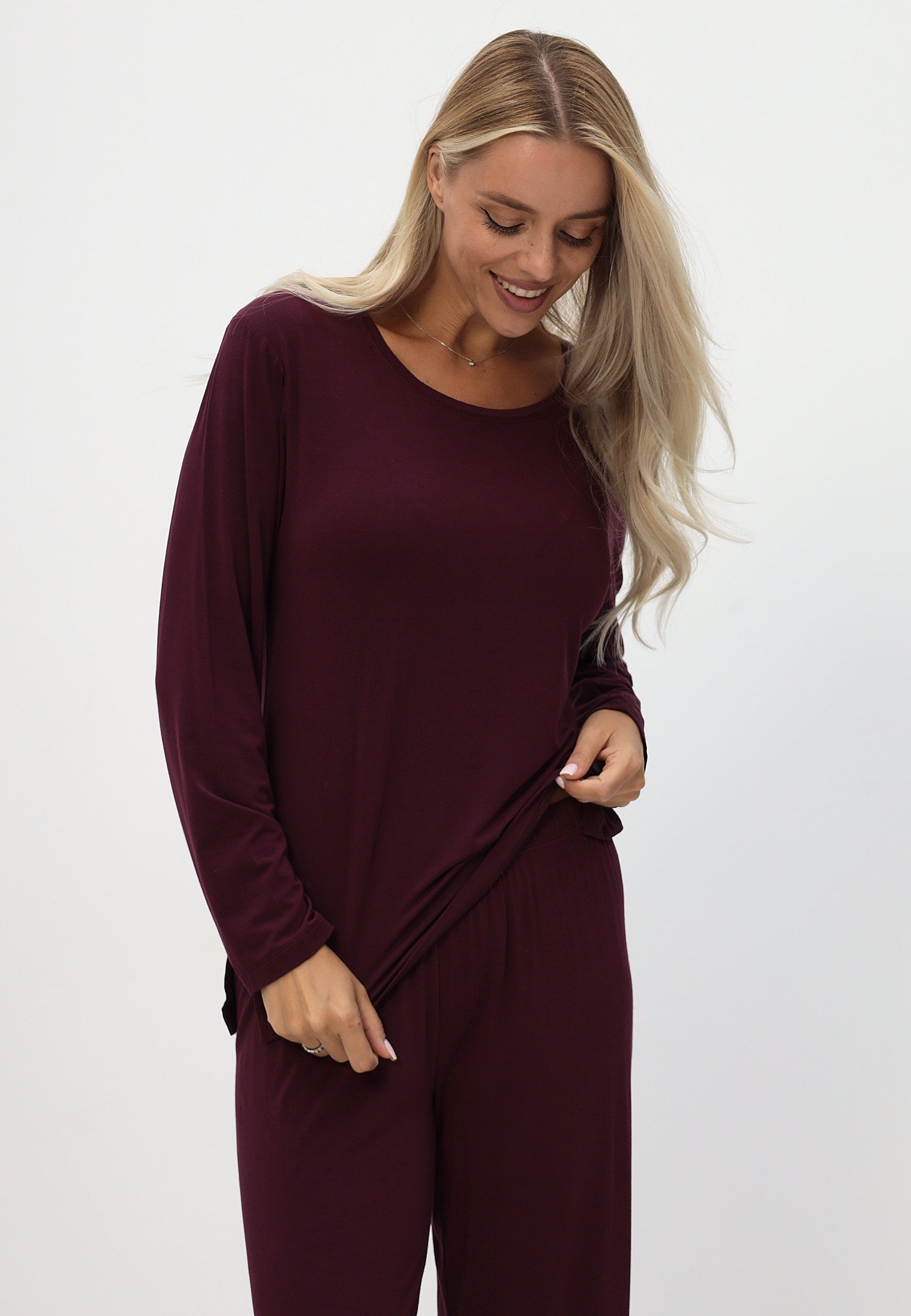 Damen Pyjama Set aus Bambusviskose
