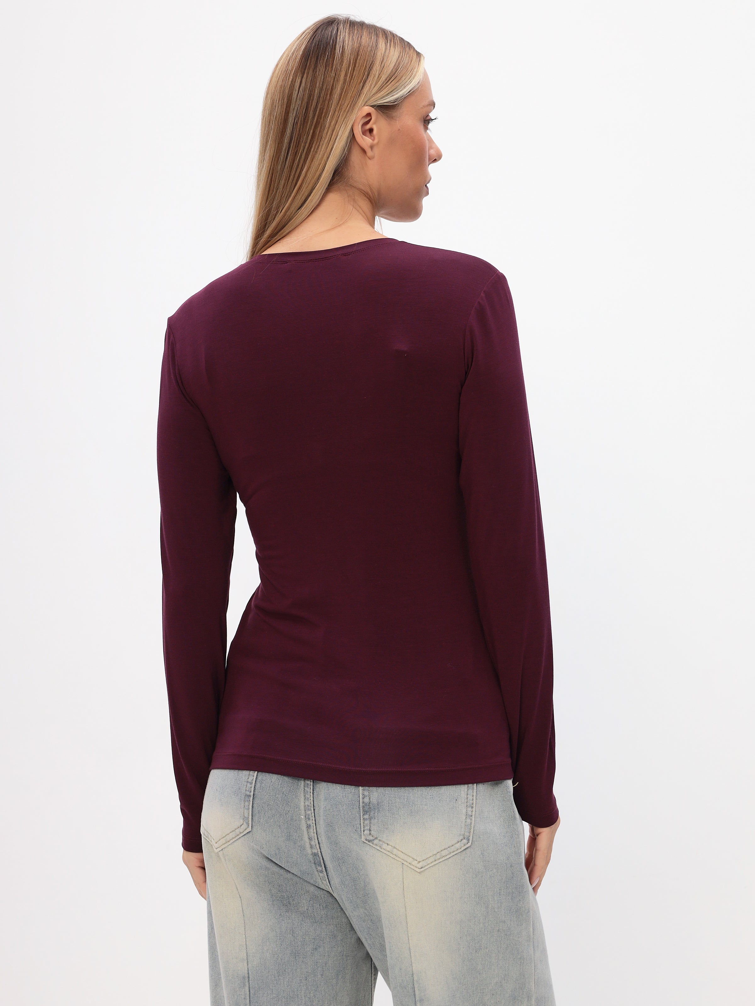 Damen Langarmshirt aus hochwertiger Bambusviskose