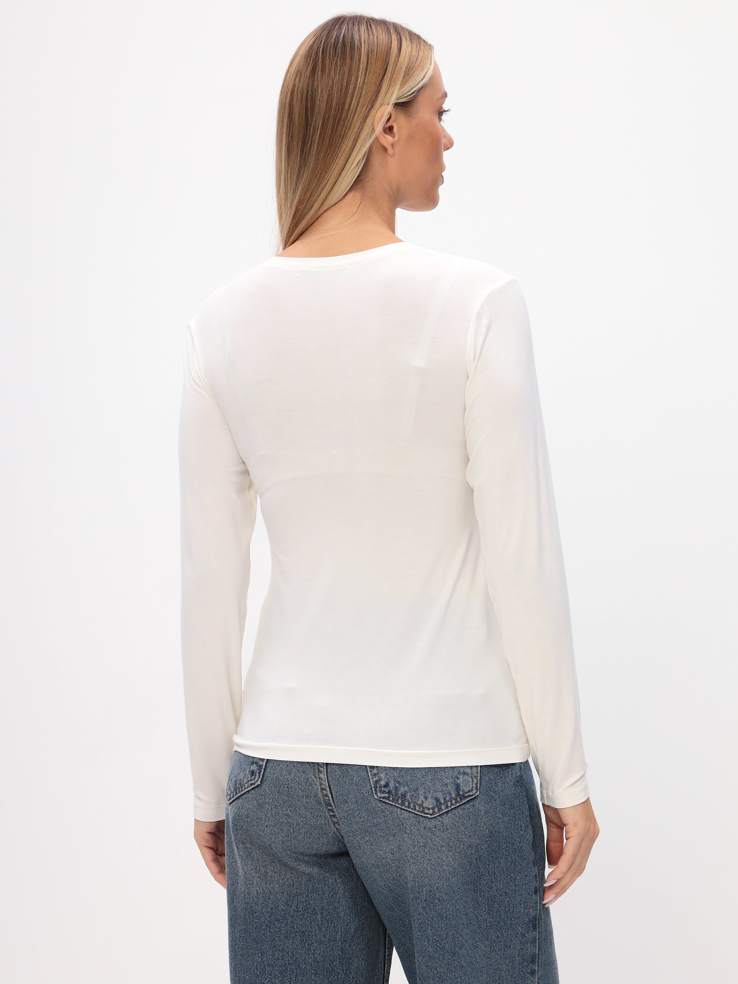 Damen Langarmshirt aus hochwertiger Bambusviskose