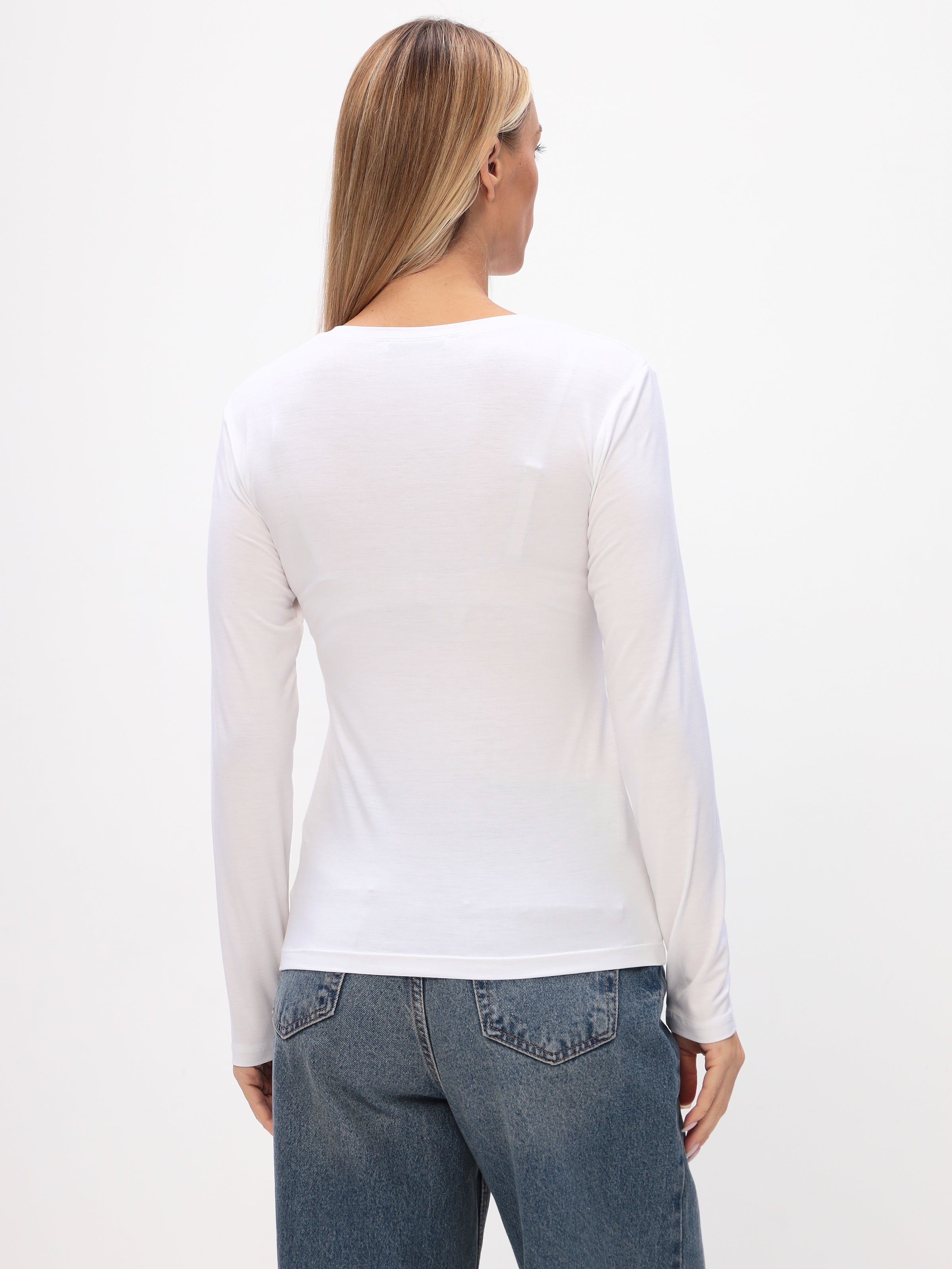 Damen Langarmshirt aus hochwertiger Bambusviskose