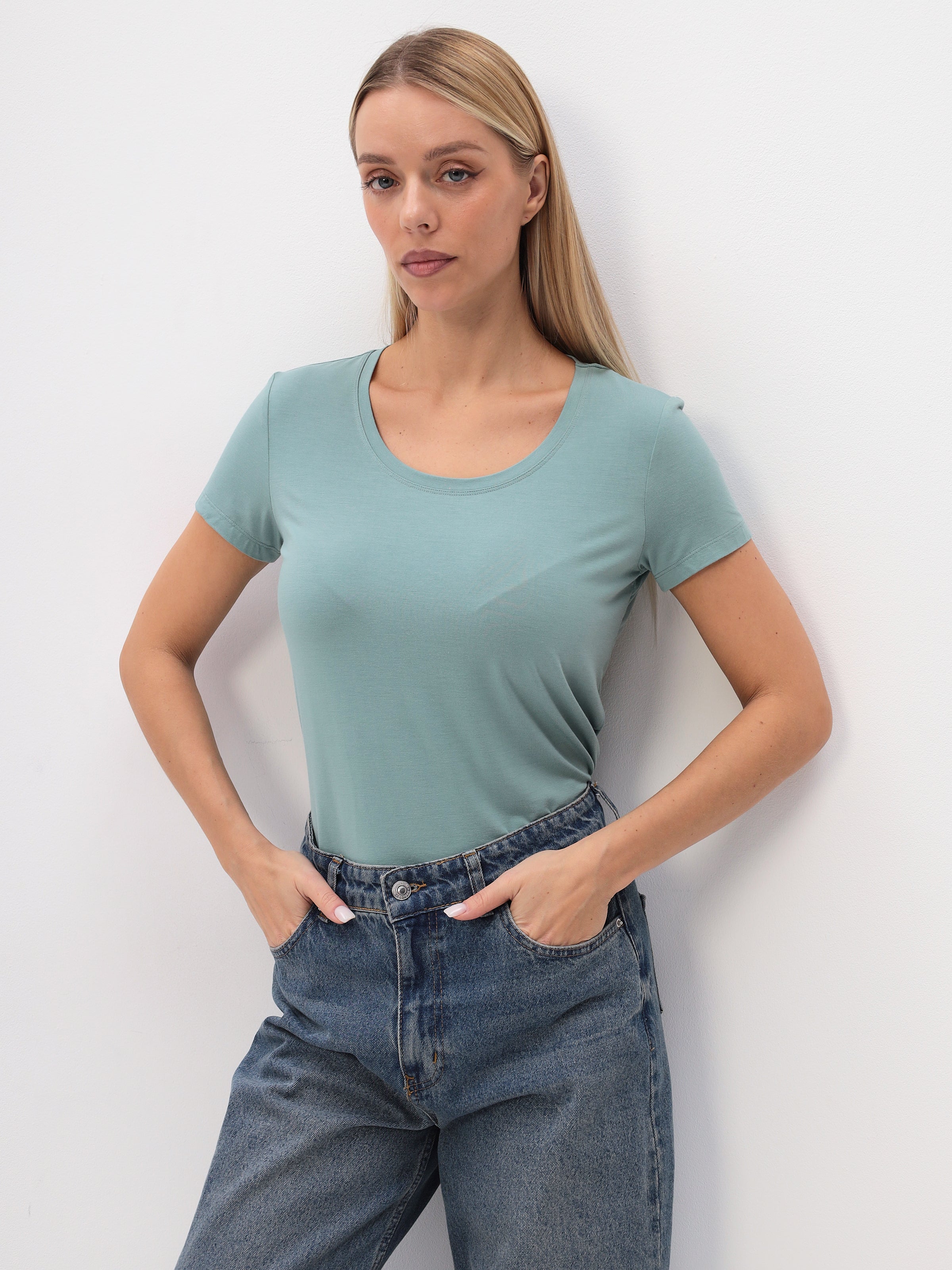 Damen T-shirt aus hochwertiger Bambusviskose