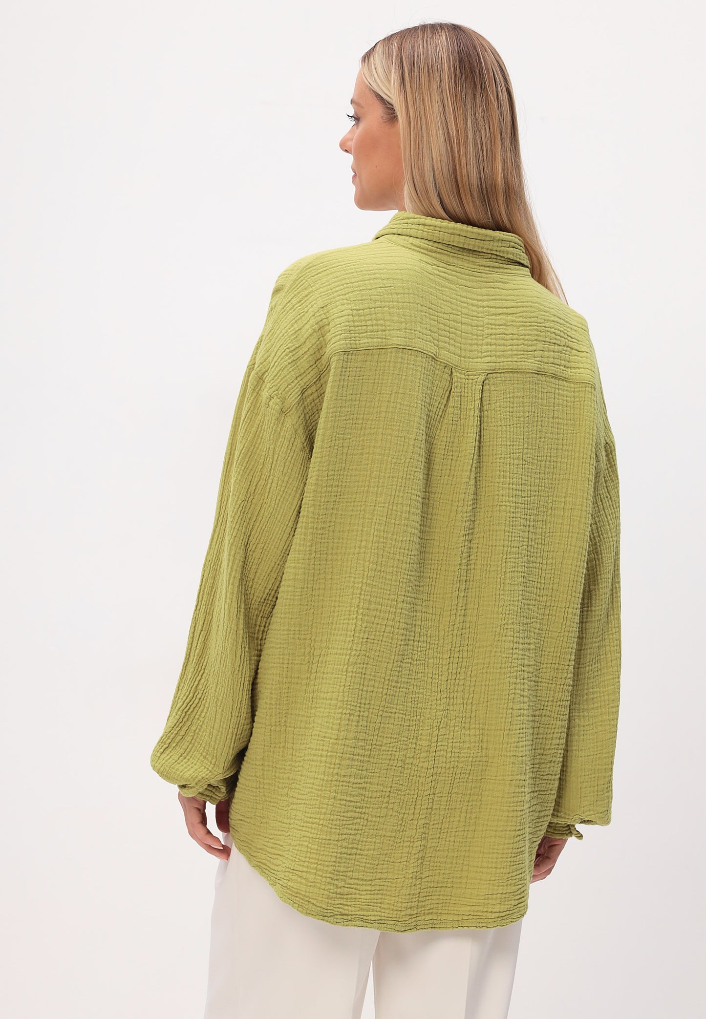 Chemise mode été et loisirs pour femme en mousseline décontractée