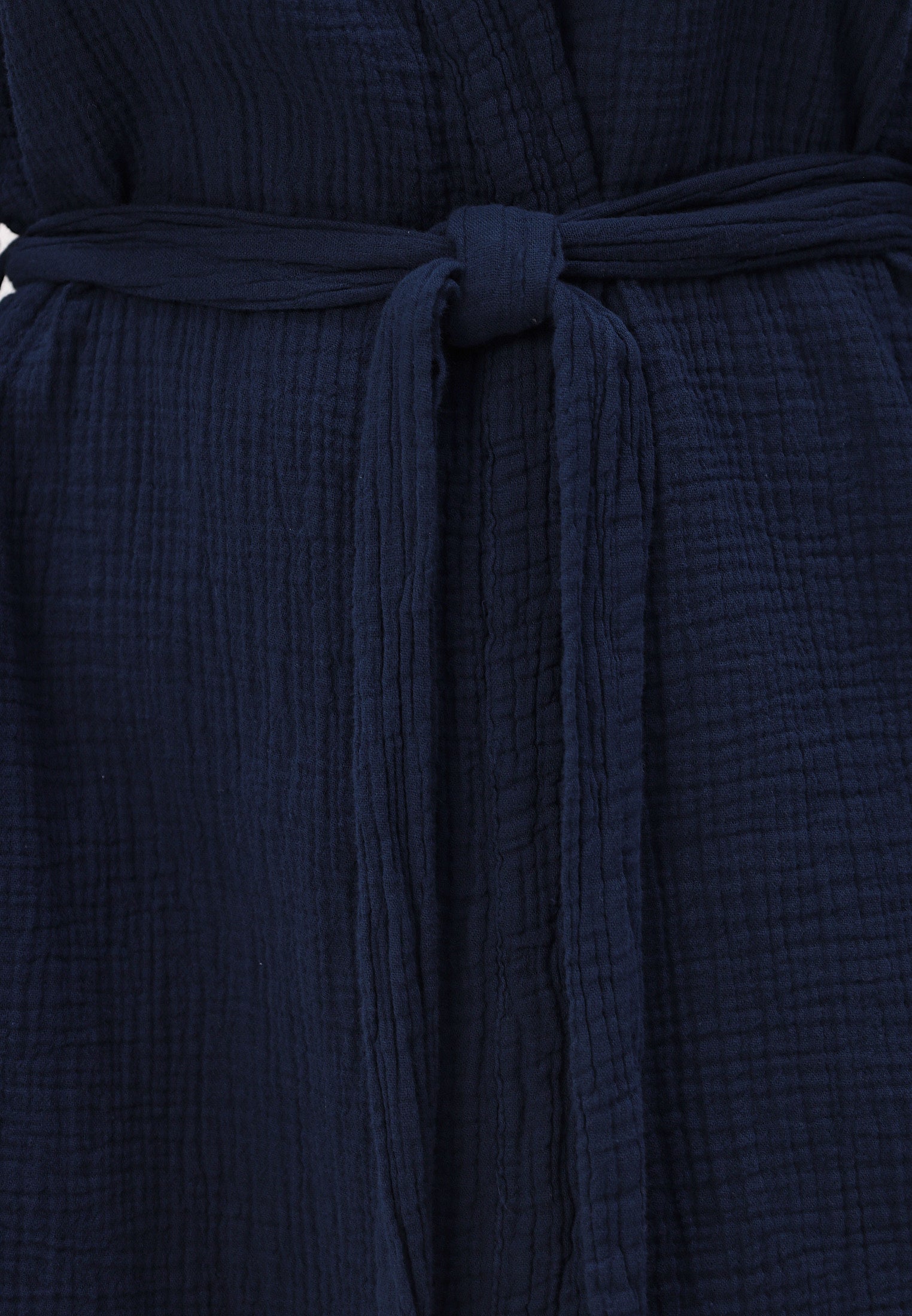 Damen Morgenmantel aus 100% Baumwoll-Musselin