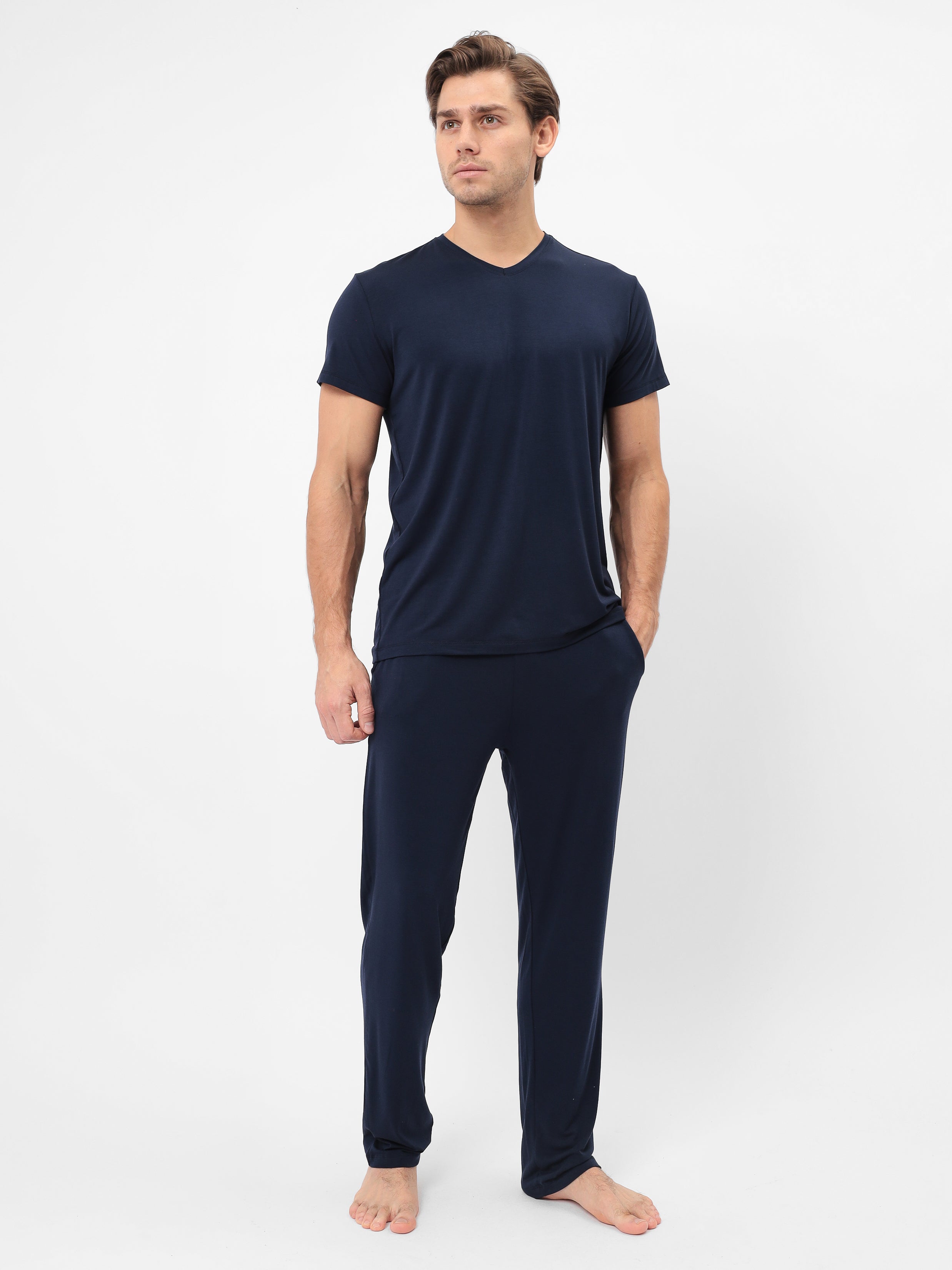 Herren Pyjama Set aus Bambusviskose