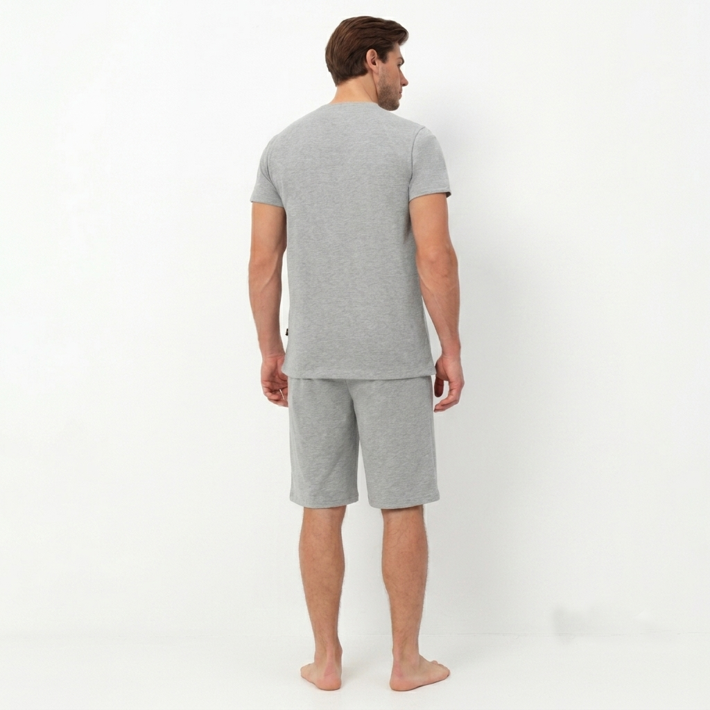 Noble kimono men's bathrobe made of high-quality cotton in velour