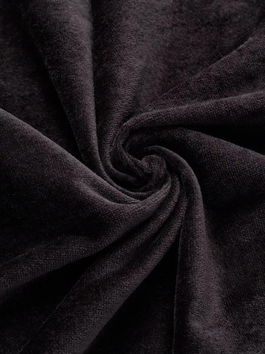 Premium Handtuch - Vielseitig, Nachhaltig, Saugstark - 100% Baumwolle - Strand, Bade, Dusch, Yoga, Spa & Reise-Tuch (90 x 170 cm) Schwarz