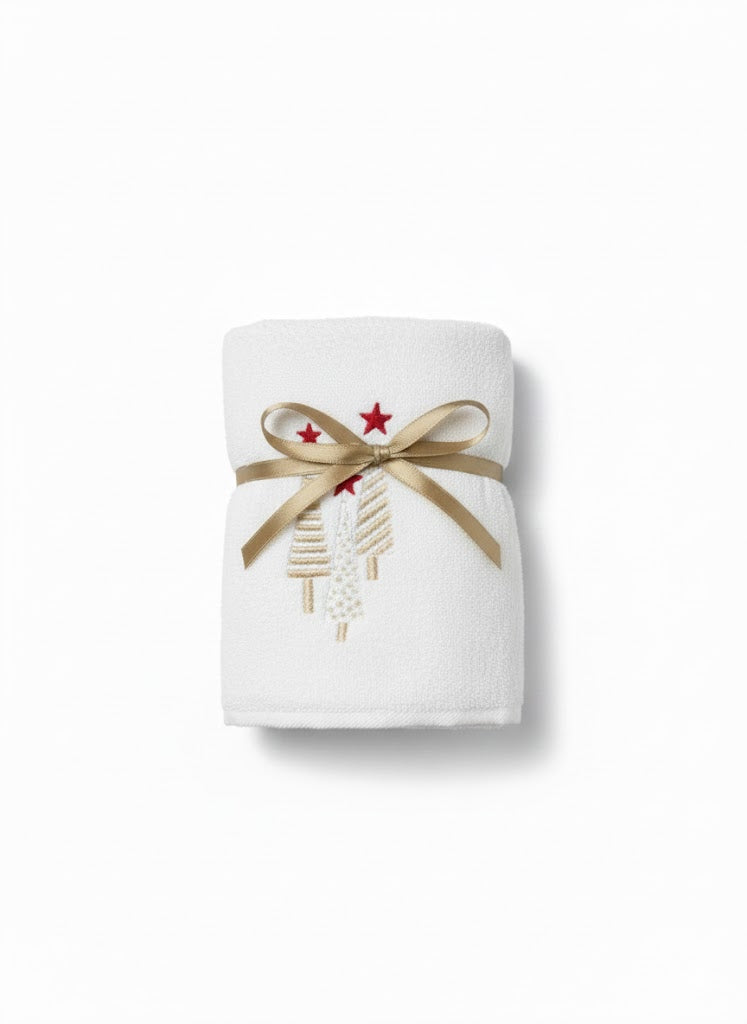 Weihnachtsbaum-MotivHandtuch-Set
