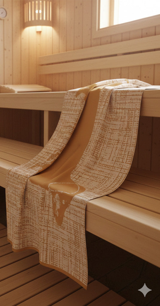 Premium Badetuch - Mit edlem Dachshund Design - Vielseitig, Nachhaltig, Saugstark & Schnelltrocknend - 100% Baumwolle