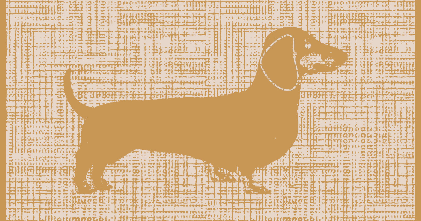 Premium Badetuch - Mit edlem Dachshund Design - Vielseitig, Nachhaltig, Saugstark & Schnelltrocknend - 100% Baumwolle