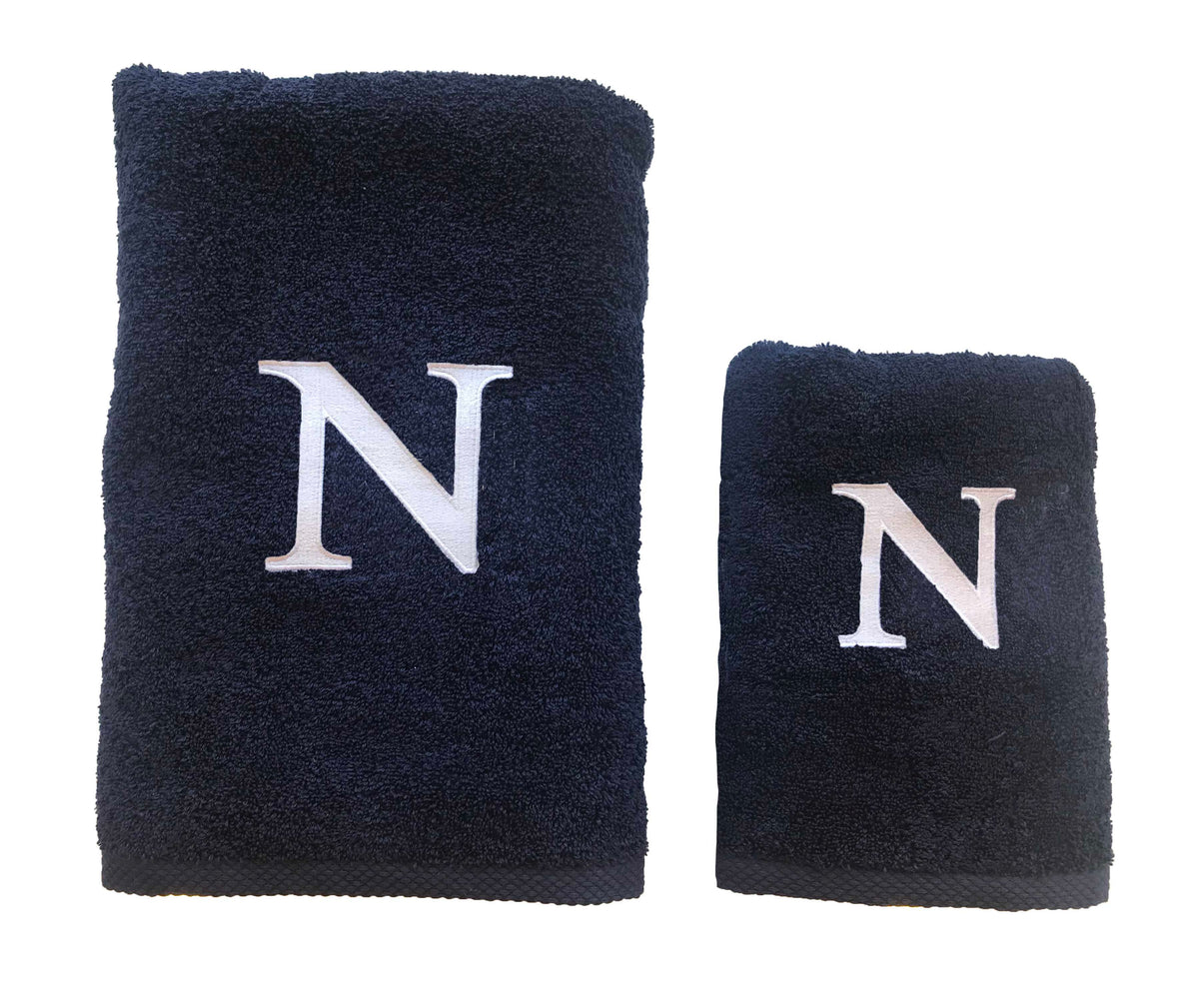 Premium Buchstaben-Handtuch aus 100% Baumwolle – 6642