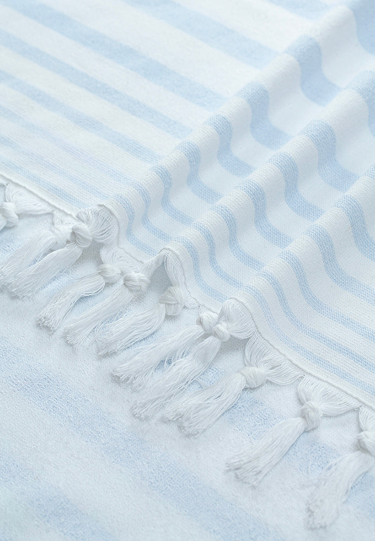 Serviette de hammam haut de gamme - polyvalente, durable, absorbante et à séchage rapide - 100 % coton - serviette de plage, de bain, de douche, de yoga, de spa et de voyage (100 x 180 cm) Peshtemal