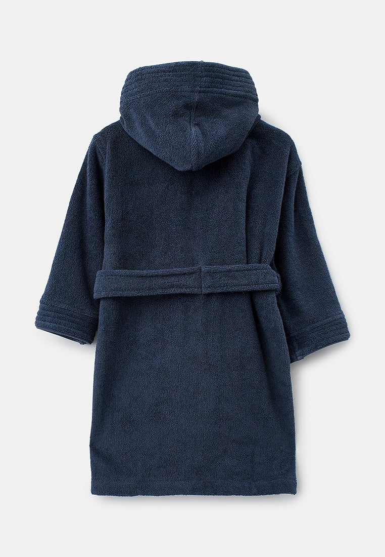 Kinder Bademantel mit Kapuze aus Frottier (3/4 - 11/12 Jahre)
