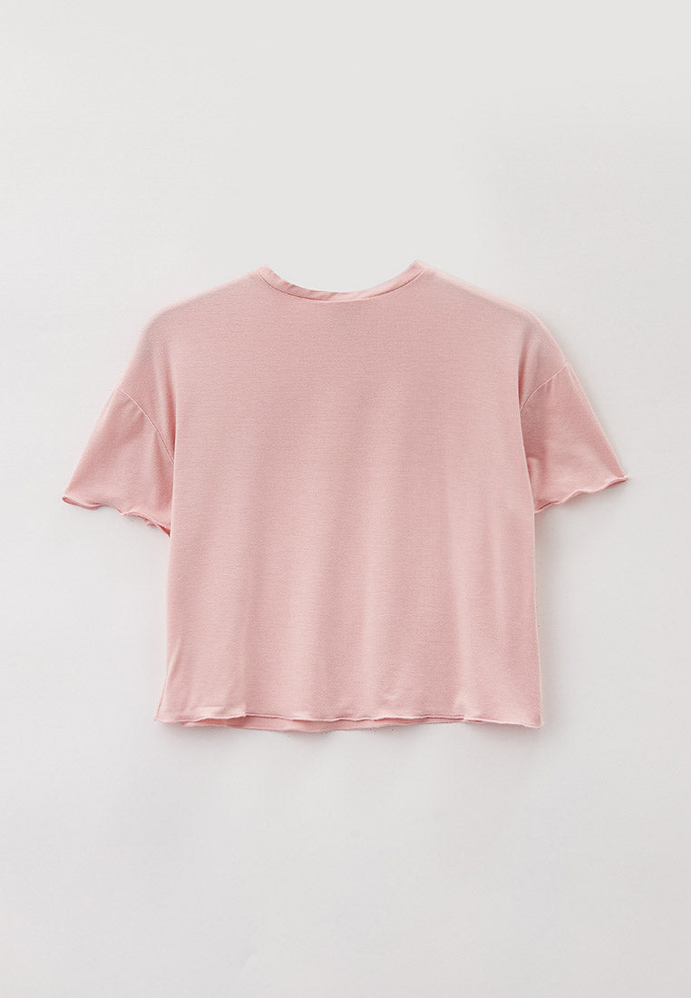 Pyjama enfant avec short et haut à manches courtes en viscose de bambou (3/4 - 11/12 ans)