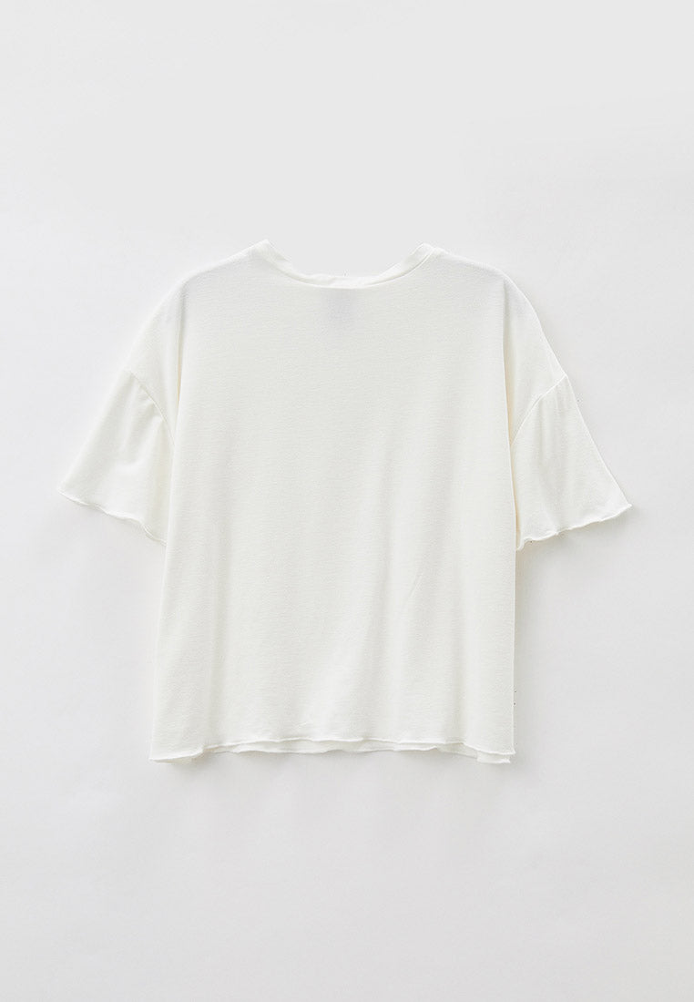 Pyjama enfant avec short et haut à manches courtes en viscose de bambou (3/4 - 11/12 ans)