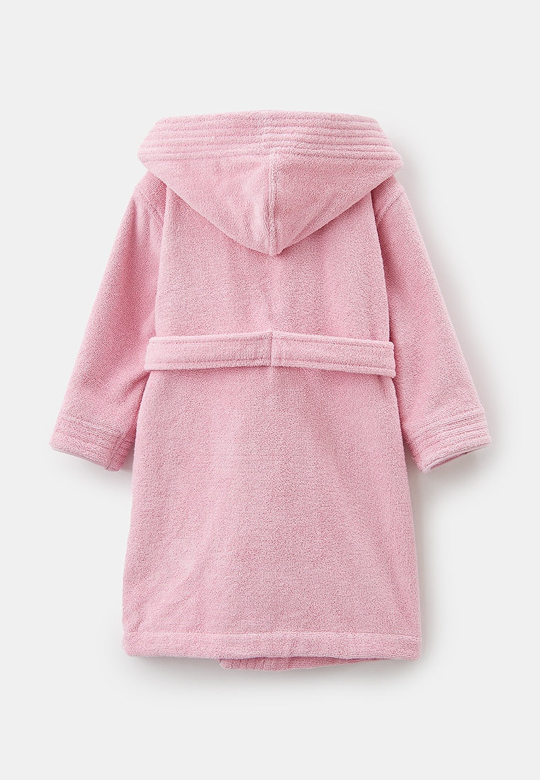 Kinder Bademantel mit Kapuze aus Frottier (3/4 - 11/12 Jahre)