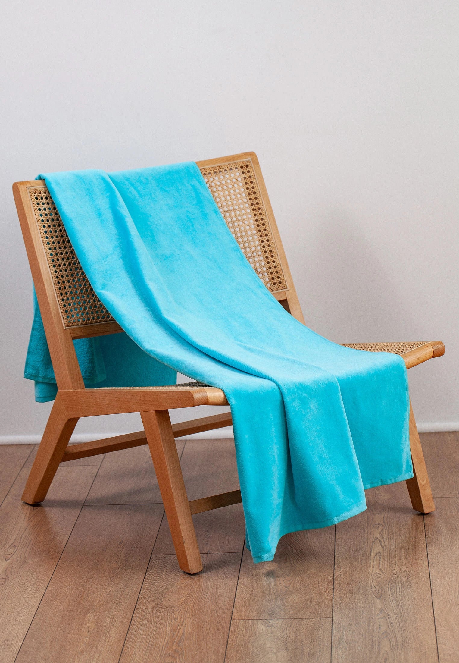 Premium Handtuch - Vielseitig, Nachhaltig, Saugstark - 100% Baumwolle - Strand, Bade, Dusch, Yoga, Spa & Reise-Tuch (90 x 170 cm) Turquoise