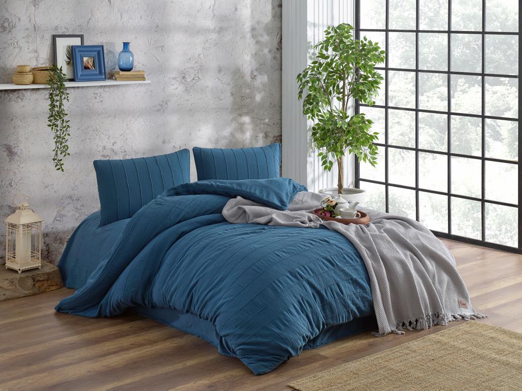 Premium Bettwäsche - 100% Baumwolle - Natur pur für deine Schlafwelt. Set als Bettbezug und Kissenbezug