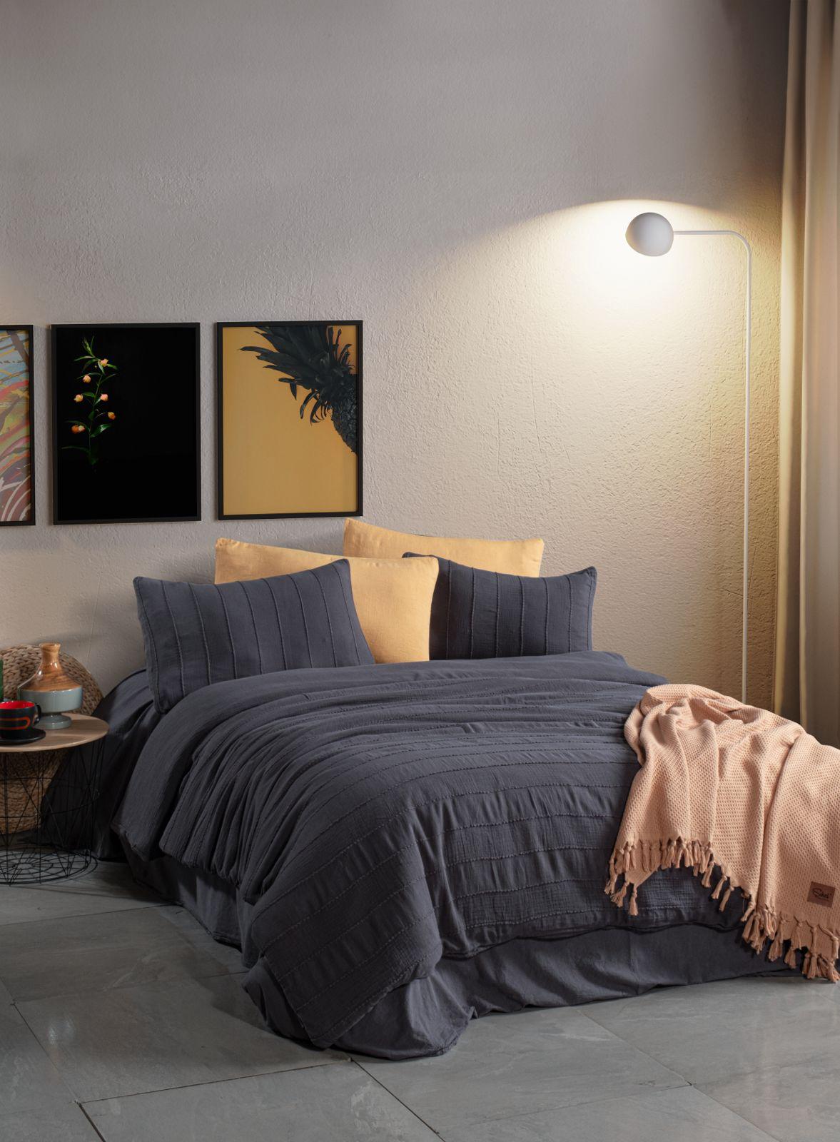 Premium Bettwäsche - 100% Baumwolle - Natur pur für deine Schlafwelt. Set als Bettbezug und Kissenbezug