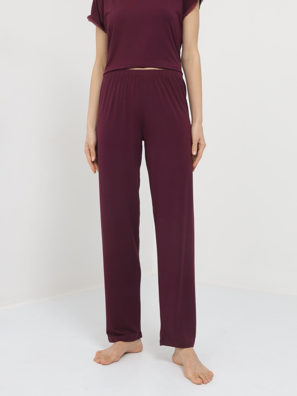 Damen-Pyjamahose aus Bambusviskose – OEKO-TEX® zertifiziert