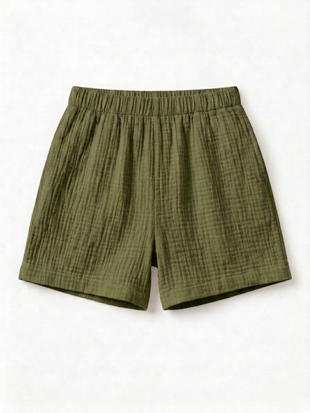 Women's summer and leisure fashion - trousers made of casual muslin
