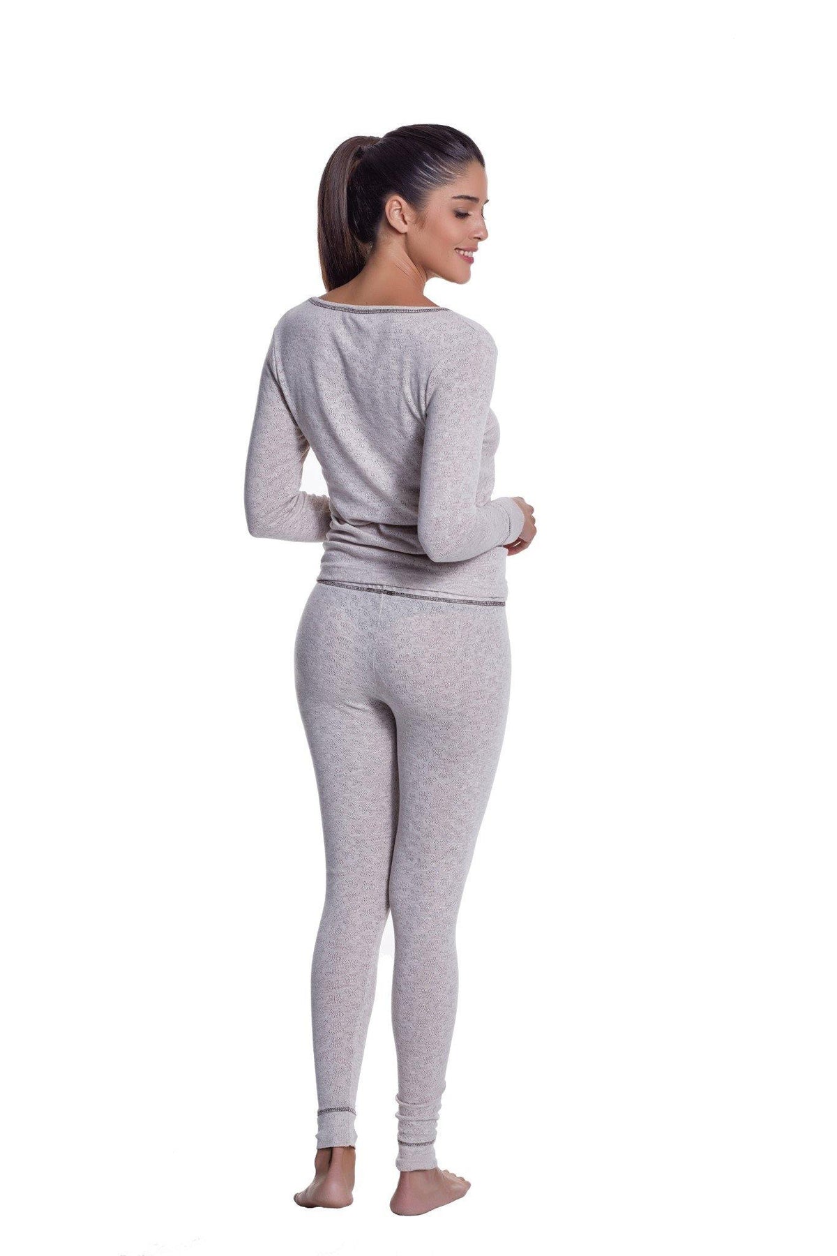 Damen pyjama mit Schmetterling motiven - Luisa Moretti