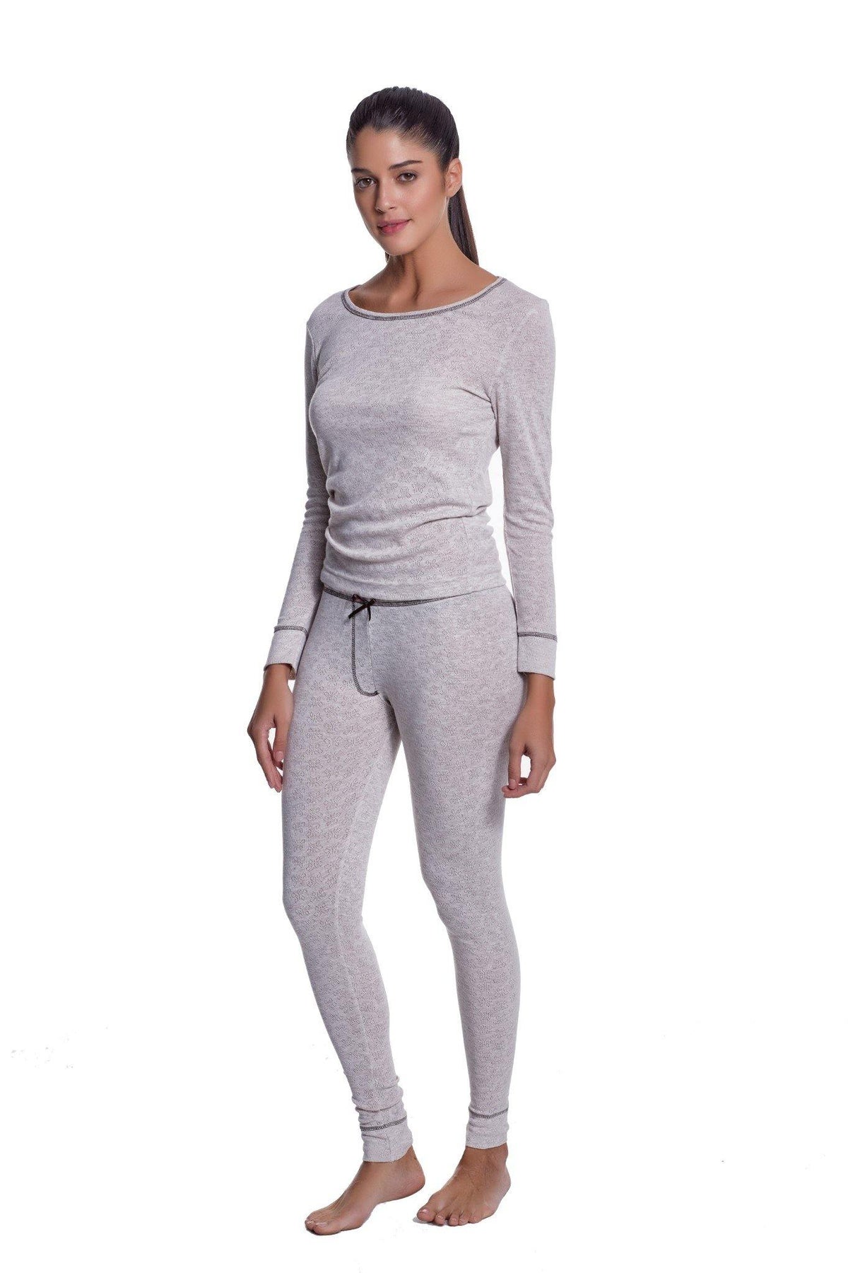 Damen pyjama mit Schmetterling motiven - Luisa Moretti
