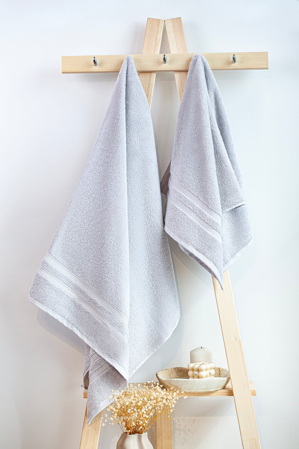 Premium Towel - Versatile, Sustainable, Absorbent &amp; Quick-drying - 100% Cotton (50 x 90 cm) 