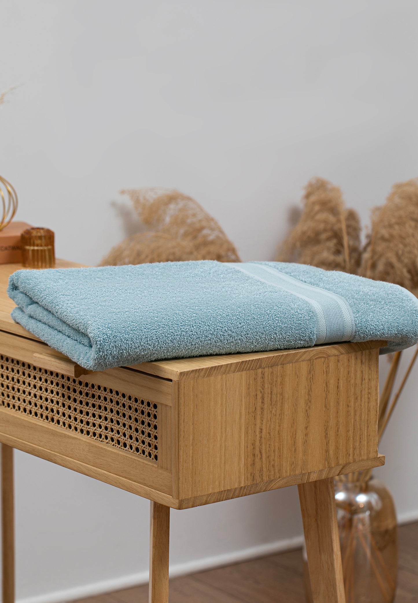 Serviette haut de gamme - polyvalente, durable, absorbante et à séchage rapide - 100 % coton (70 x 140 cm) 