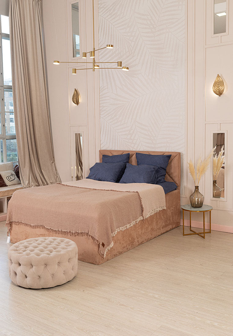 Premium Musselin Tagesdecke 240x260 cm - 100% Baumwolle - extraweiche Baumwolldecke als Kuscheldecke, Bett-Überwurf, Sofa-Überwurf, Couch-Überwurf - warme Sofa-Decke